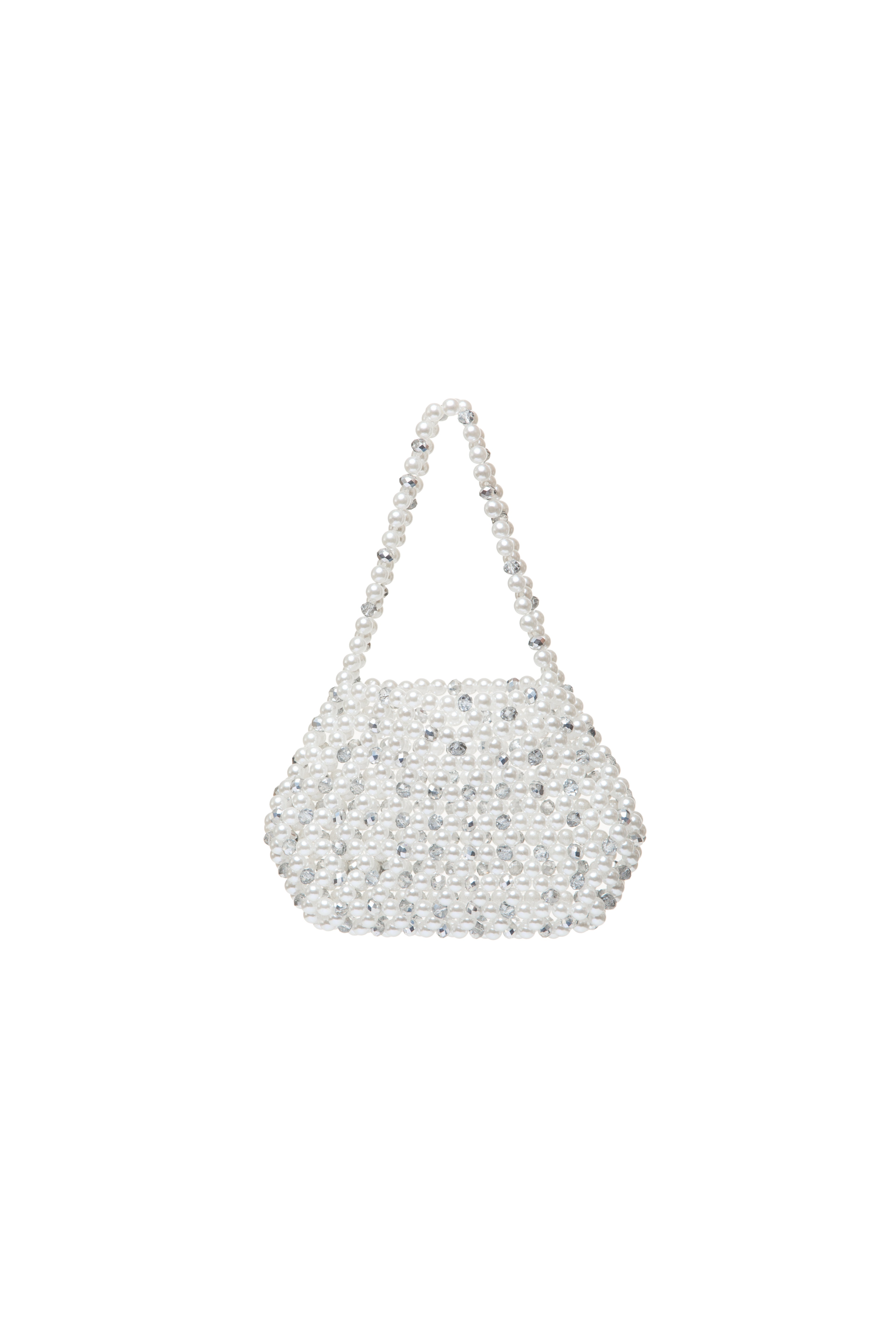 White & Silver Ella Mini Bag