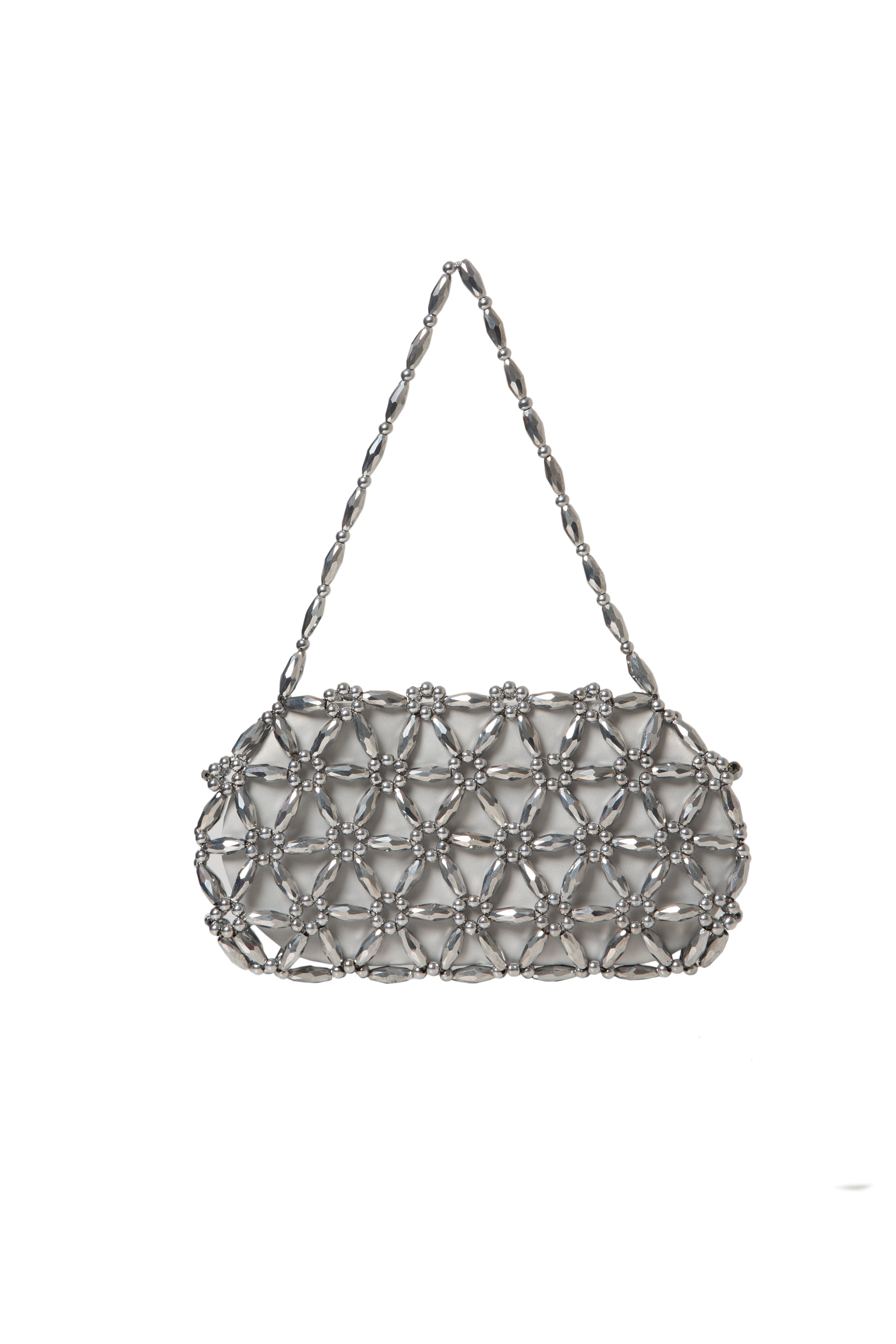 Silver Tebea Shoulder Bag