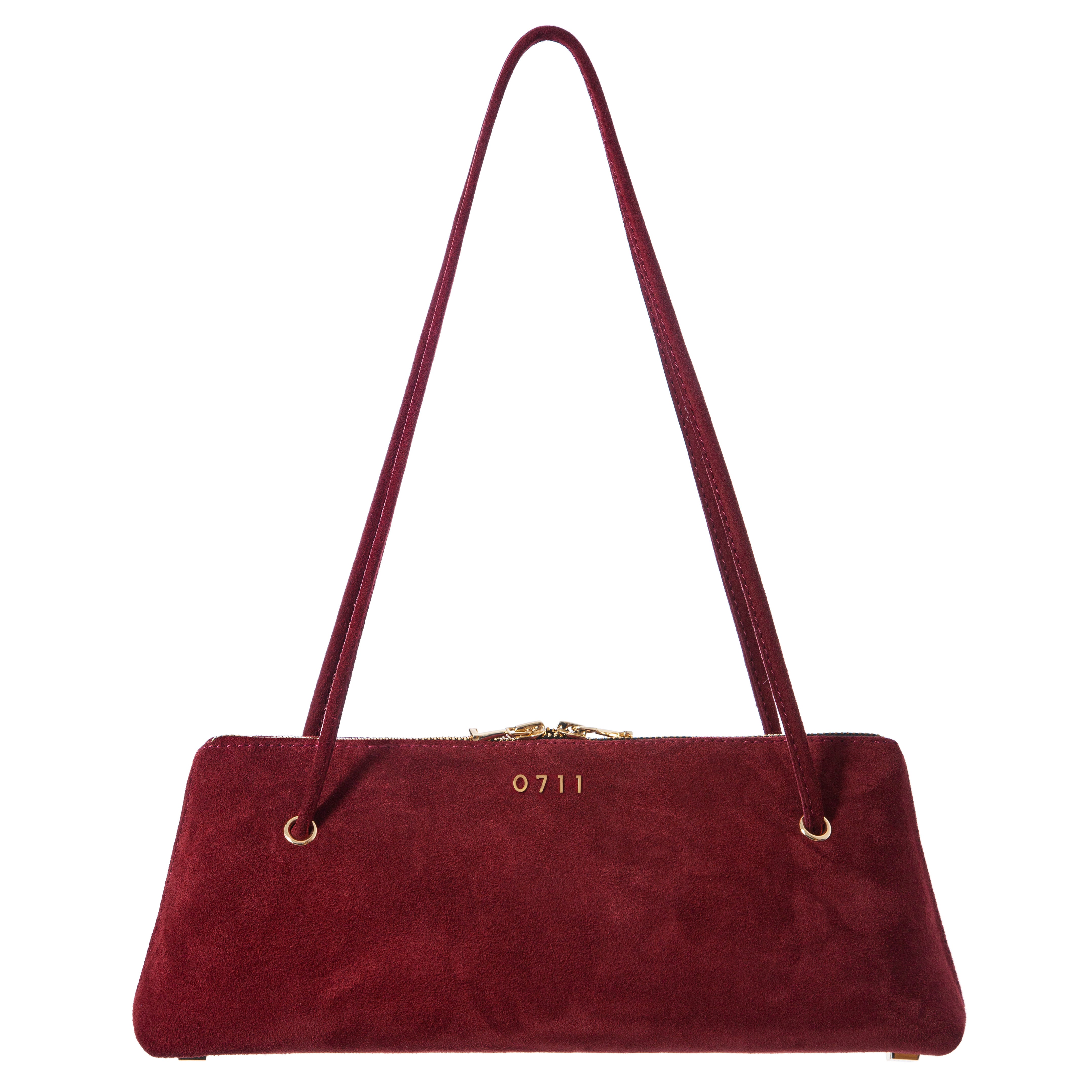 Burgundy Leslie Shoulder Bag