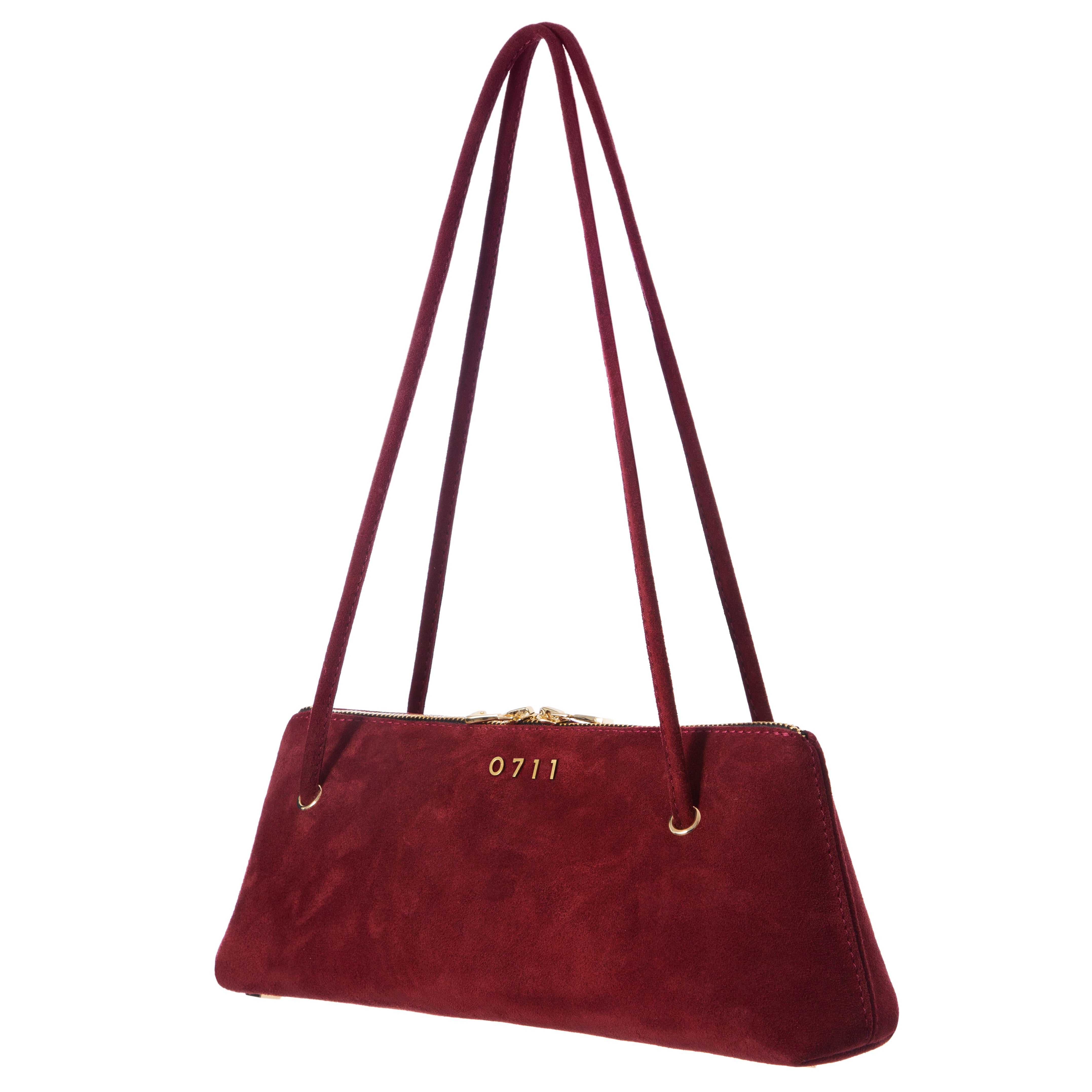 Burgundy Leslie Shoulder Bag