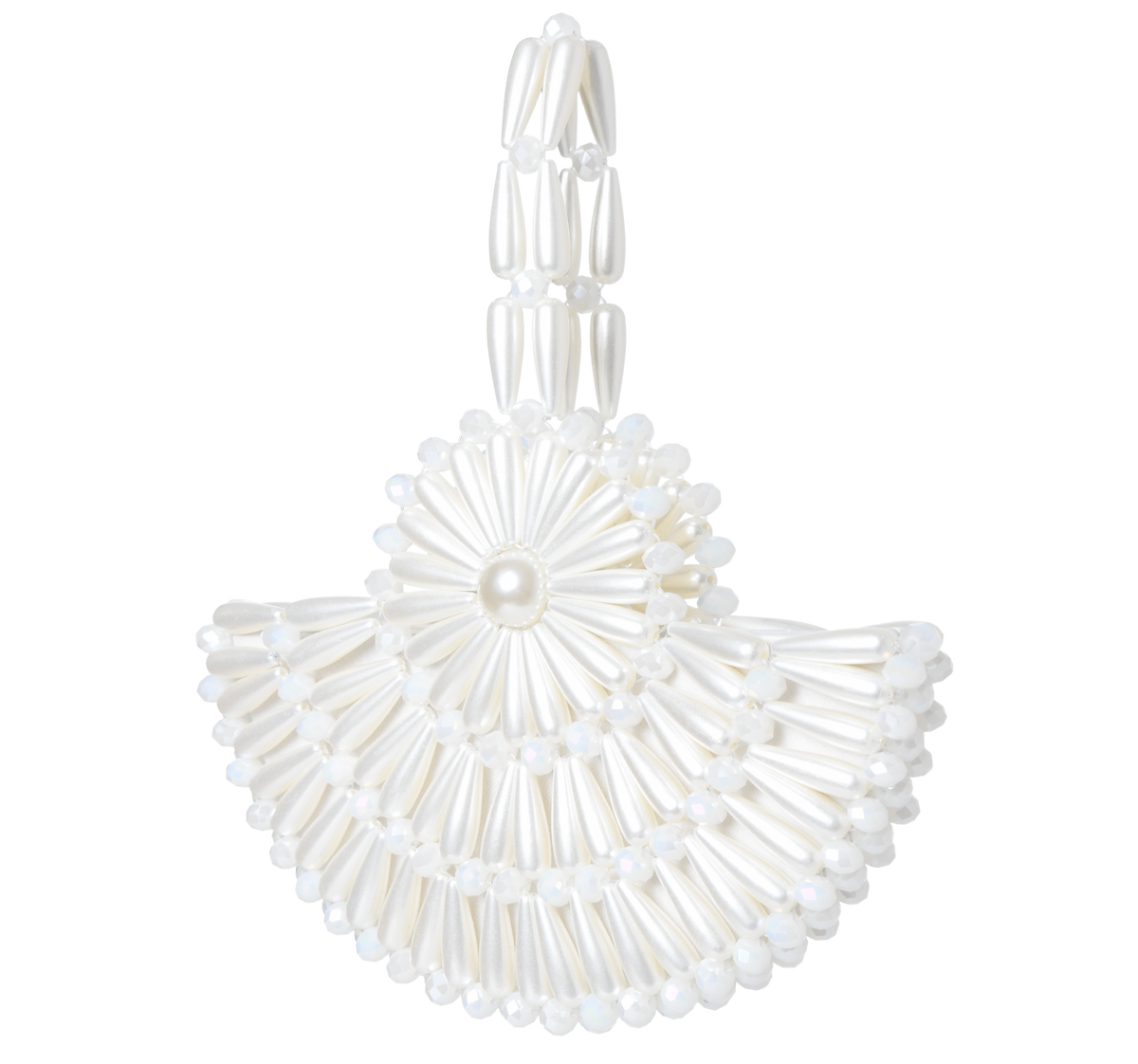 Ivory Small Selene Top Handle Bag