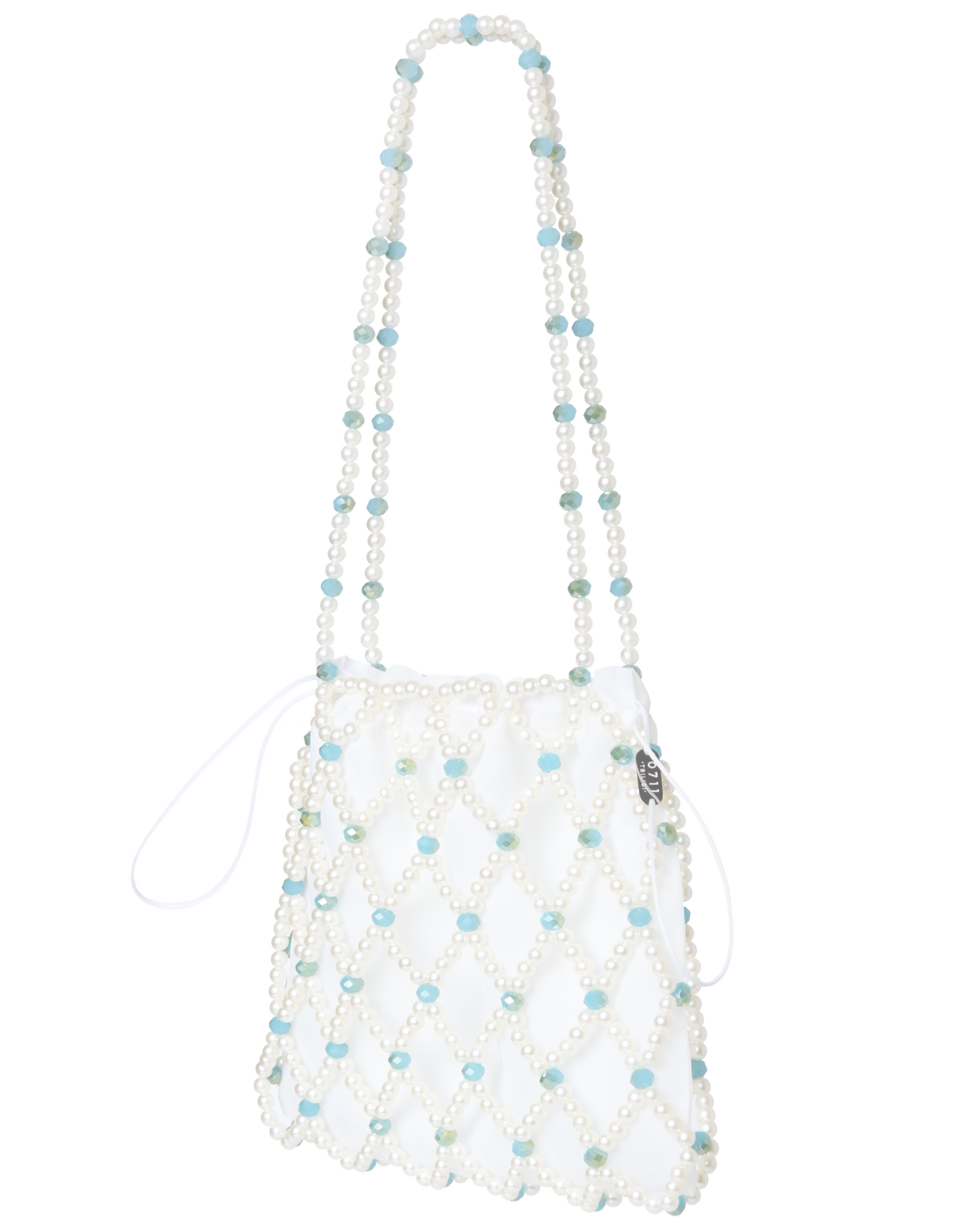 Ivory & Turquoise Belle Shoulder Bag