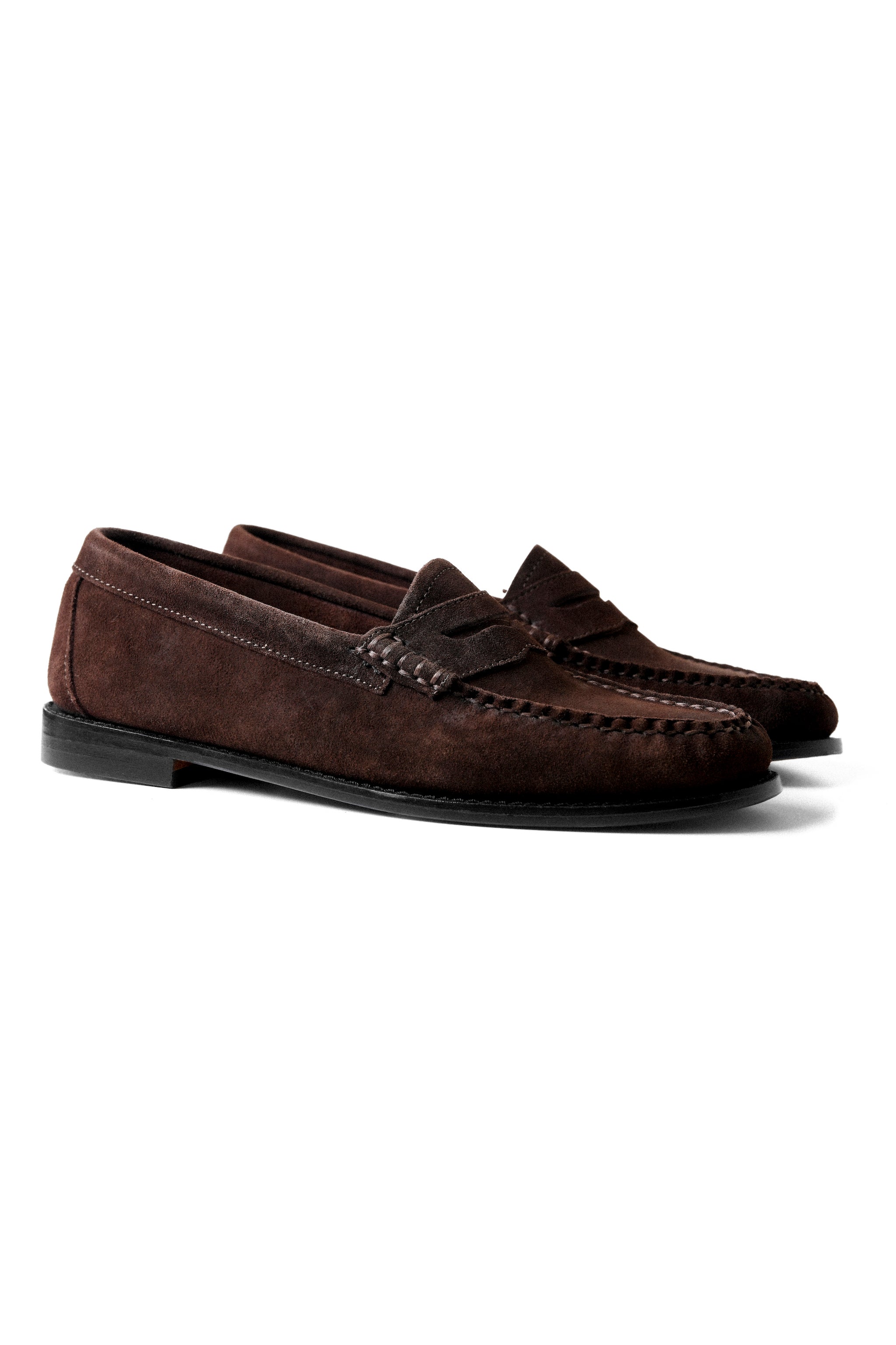 Chocolate Suede Loafers