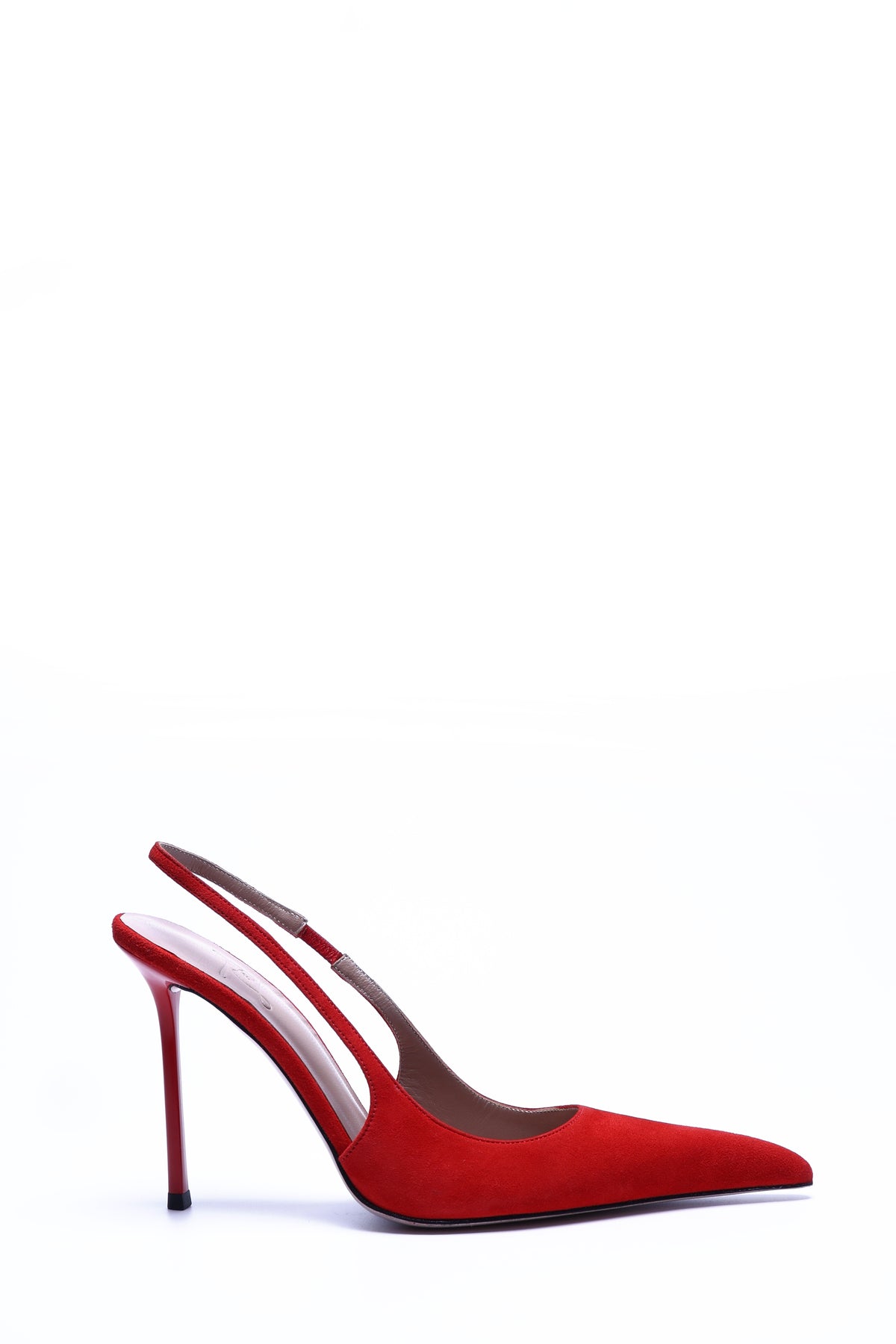 Red Sofia Velvet Slingback