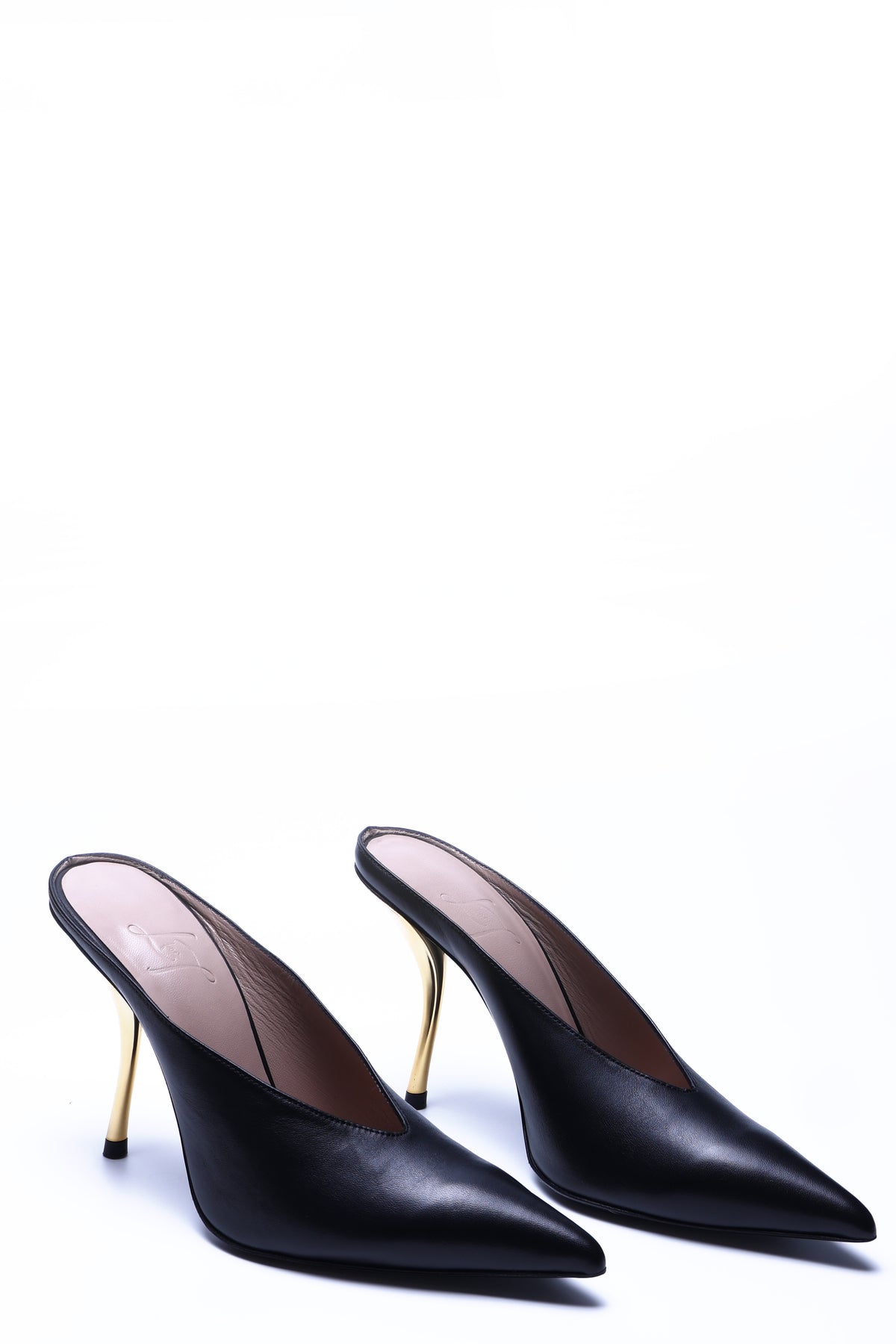 Black Anastasia Mules