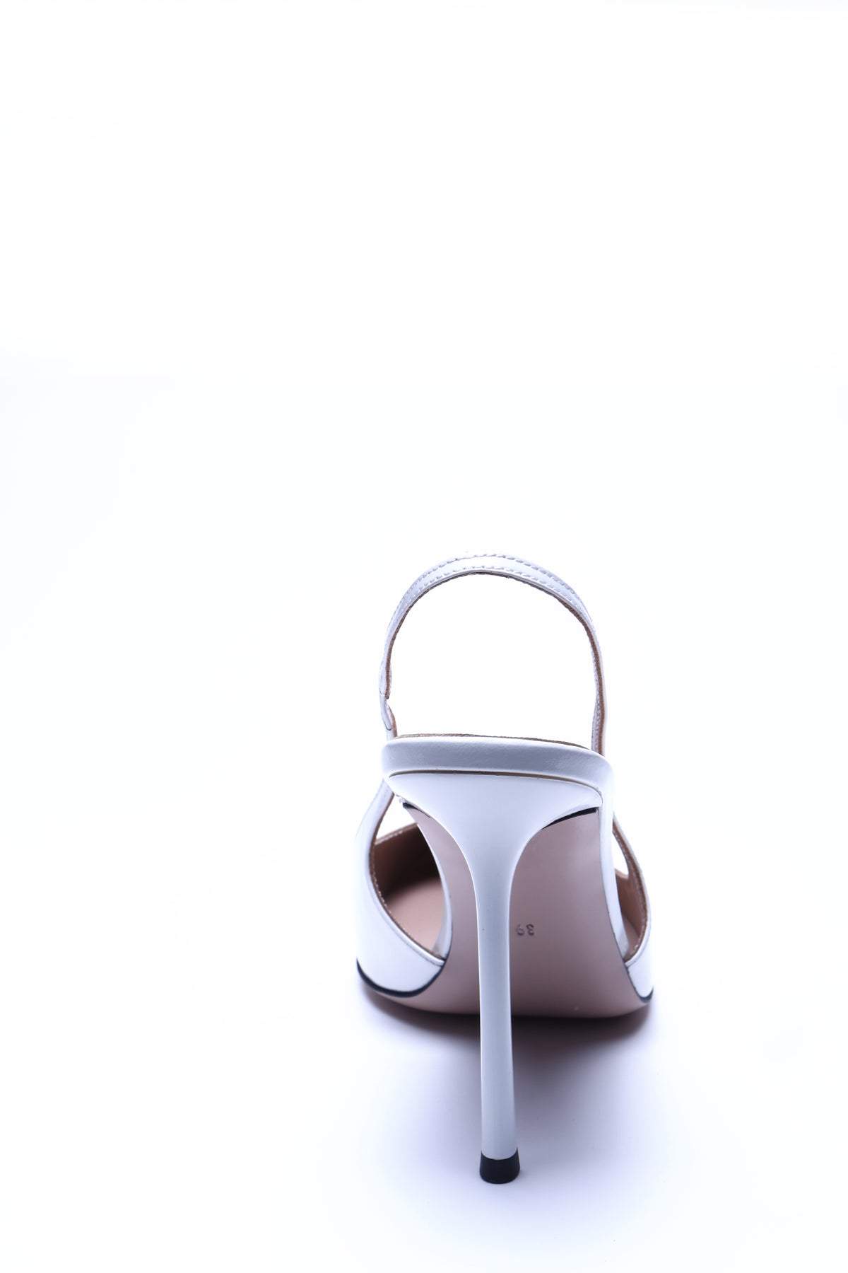 White Sofia Slingback