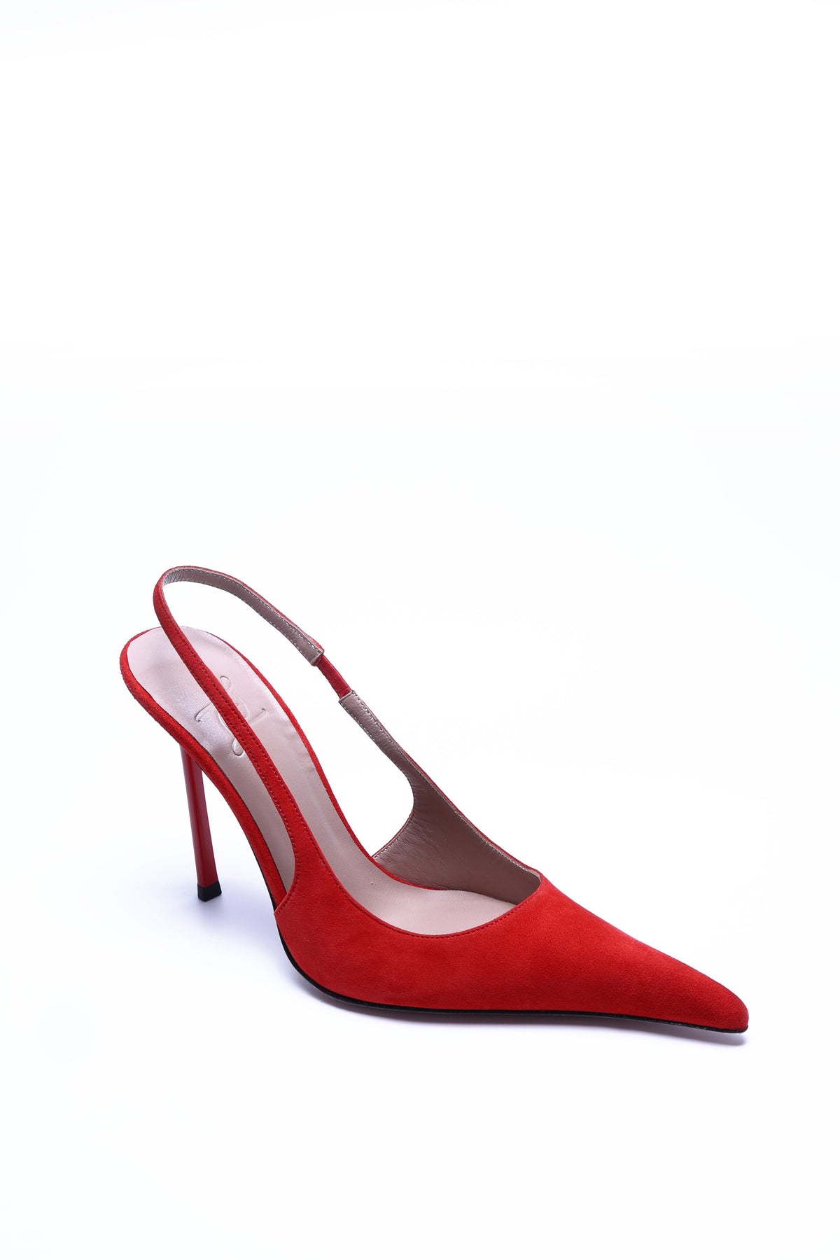 Red Sofia Velvet Slingback