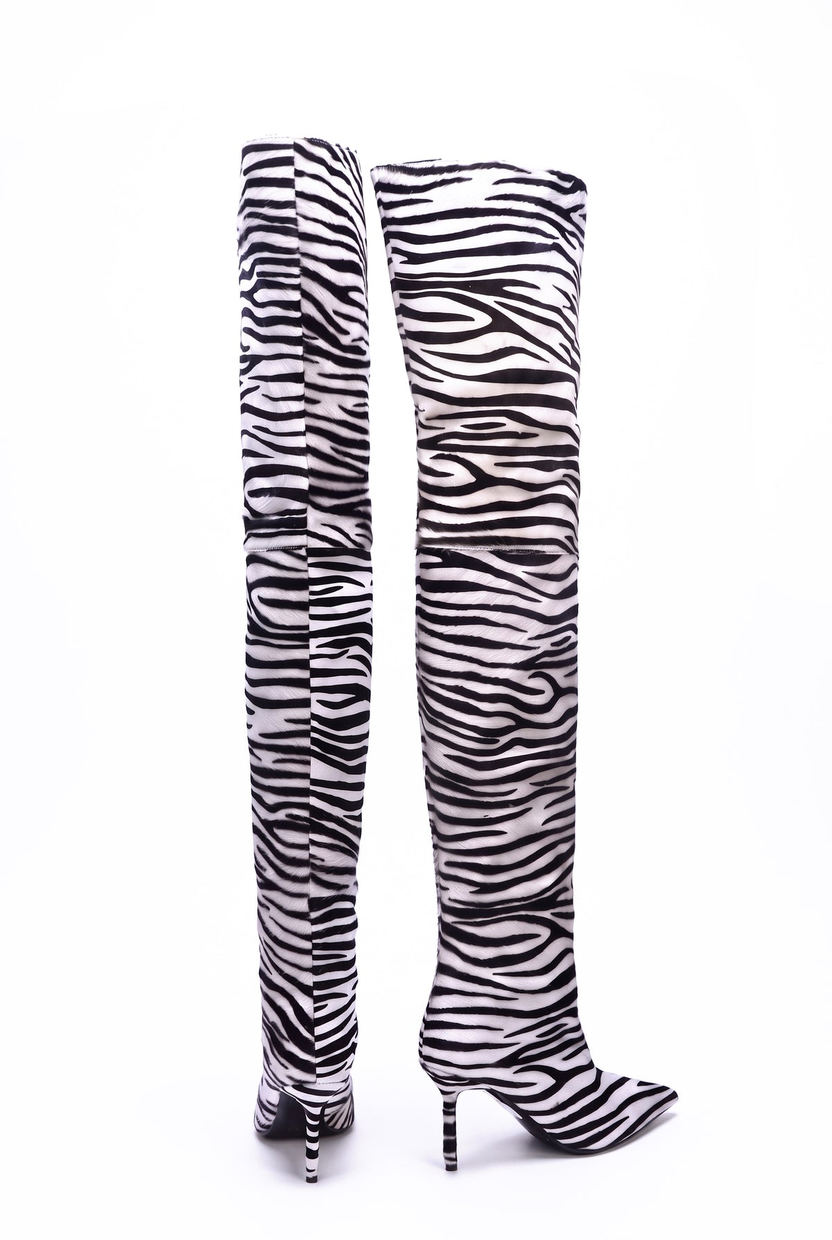Zebra High Boots