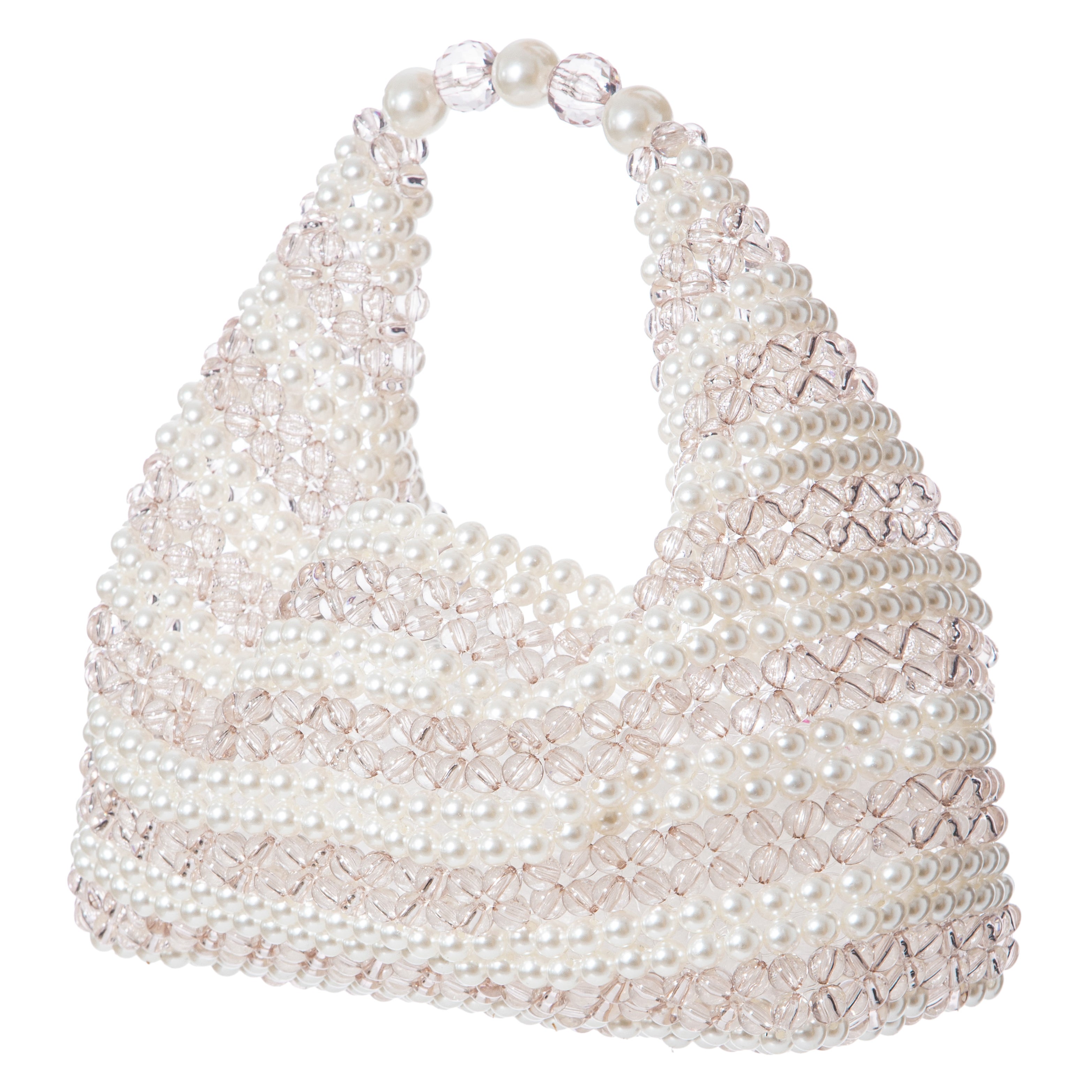 Ivory & Dusty Rose Large Jodie Bag