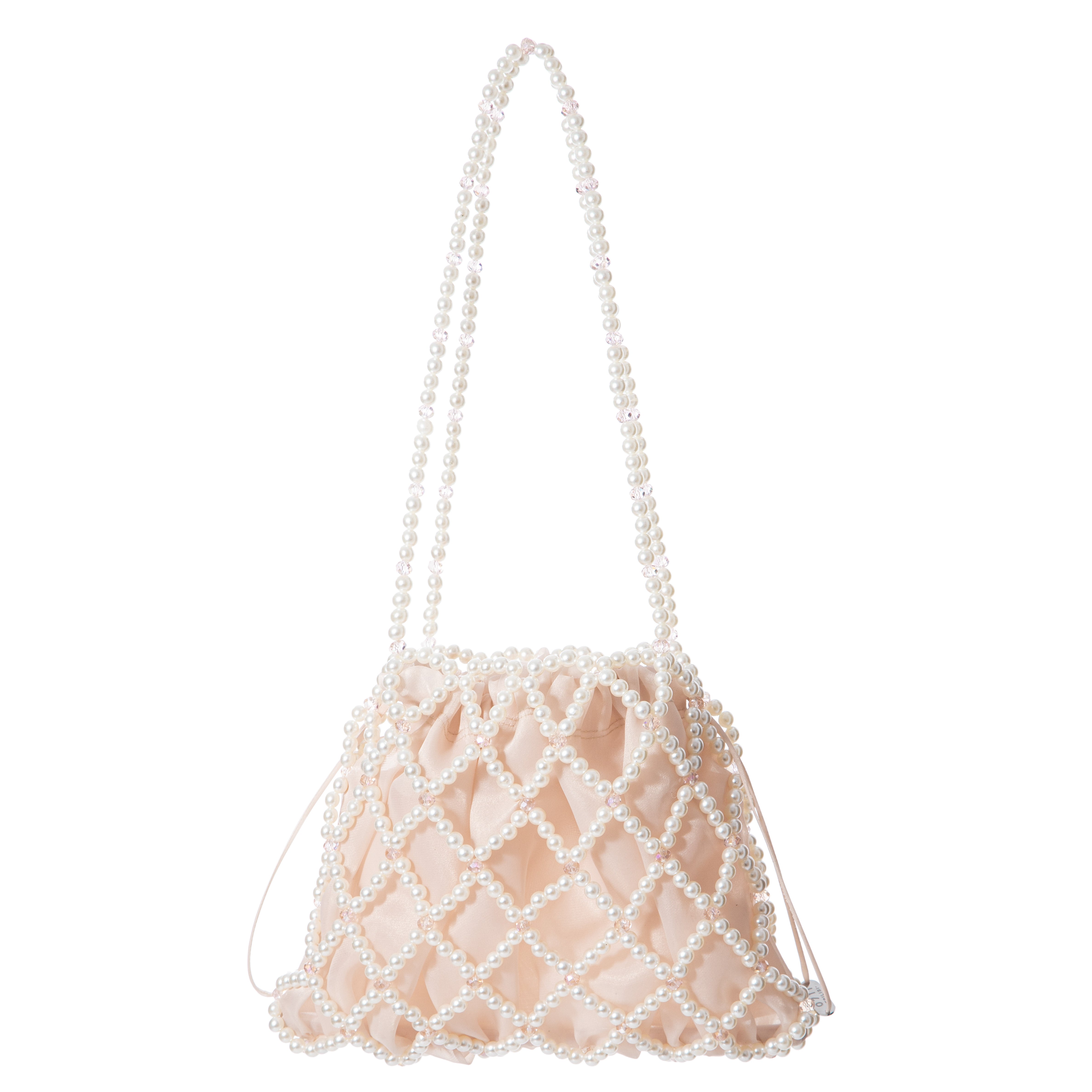Ivory & Light Peach Belle Shoulder Bag