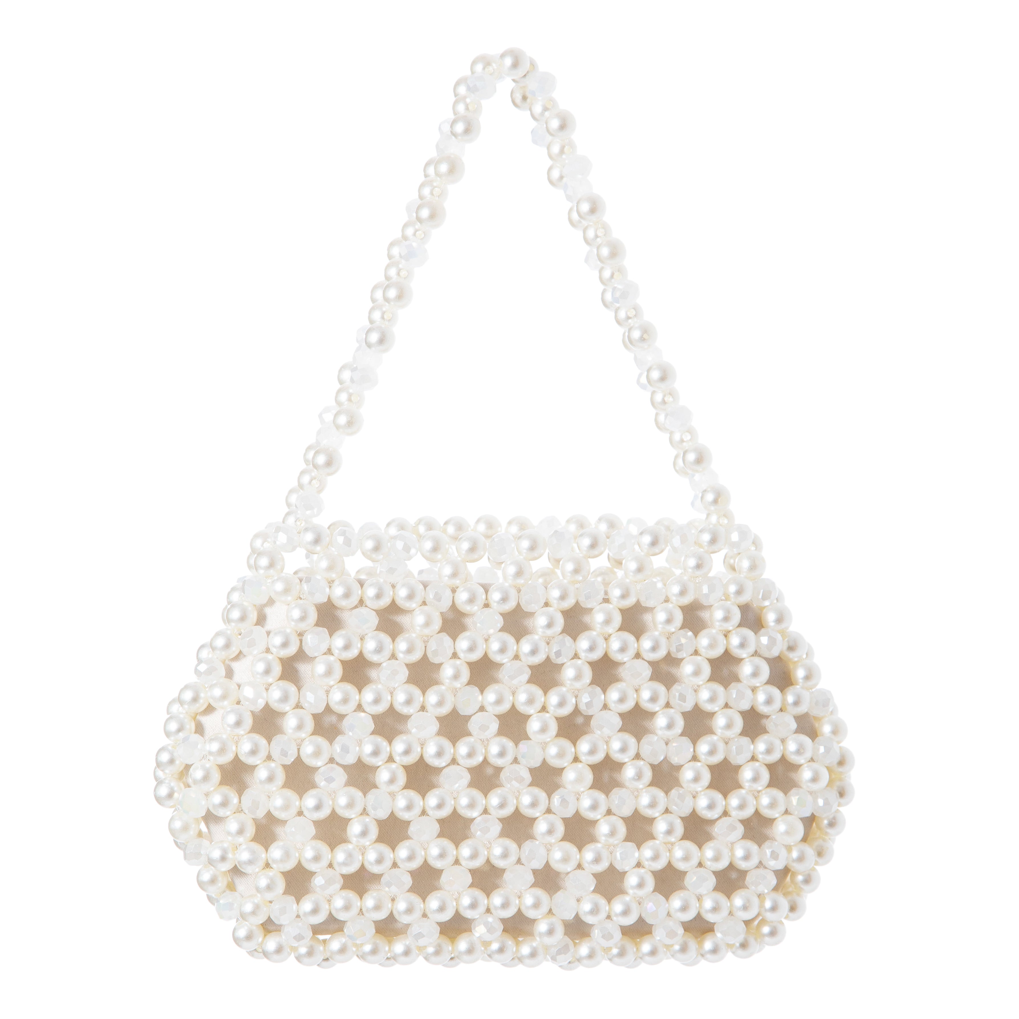 Ivory & White Ella Mini Bag