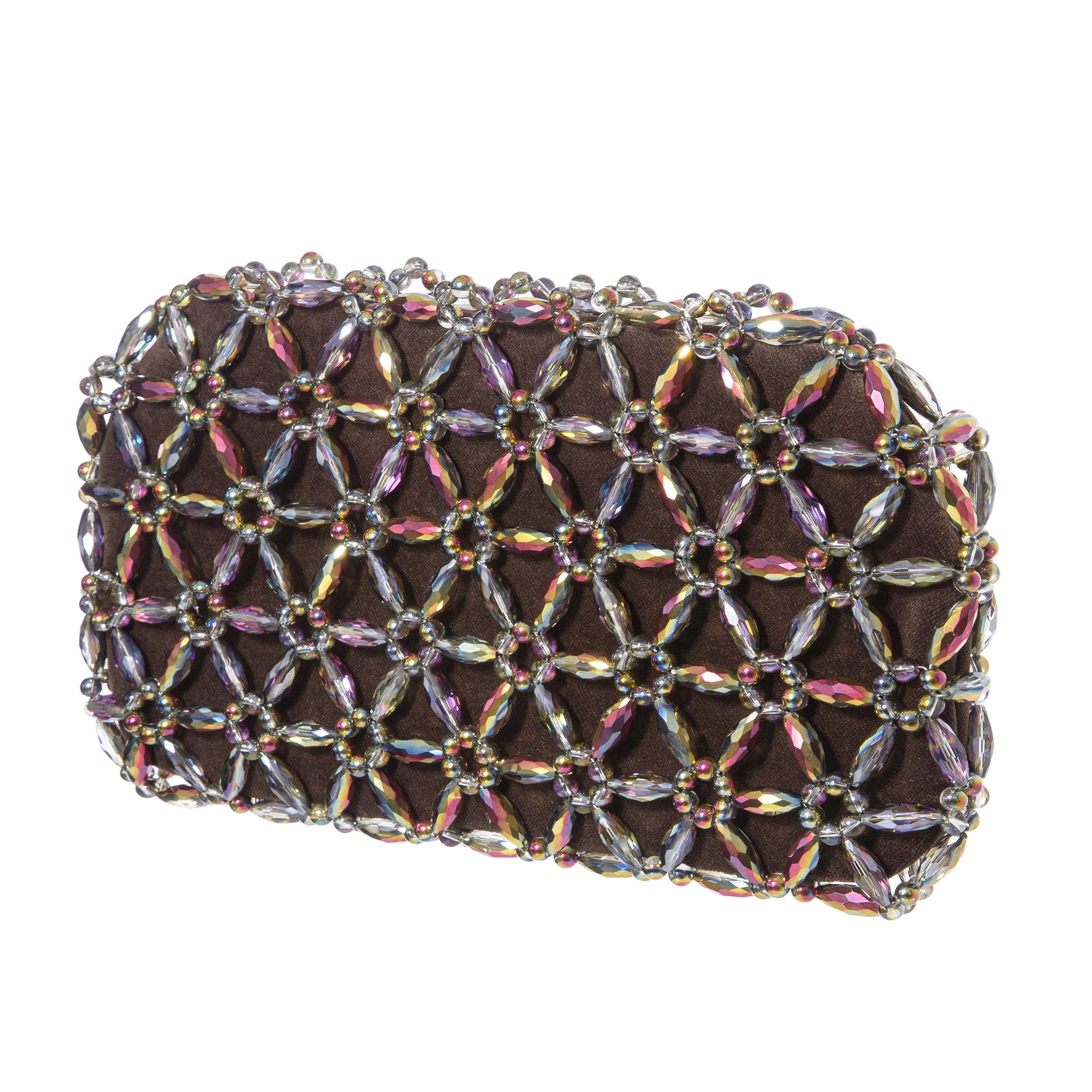 Multicolor Large Tebea Clutch
