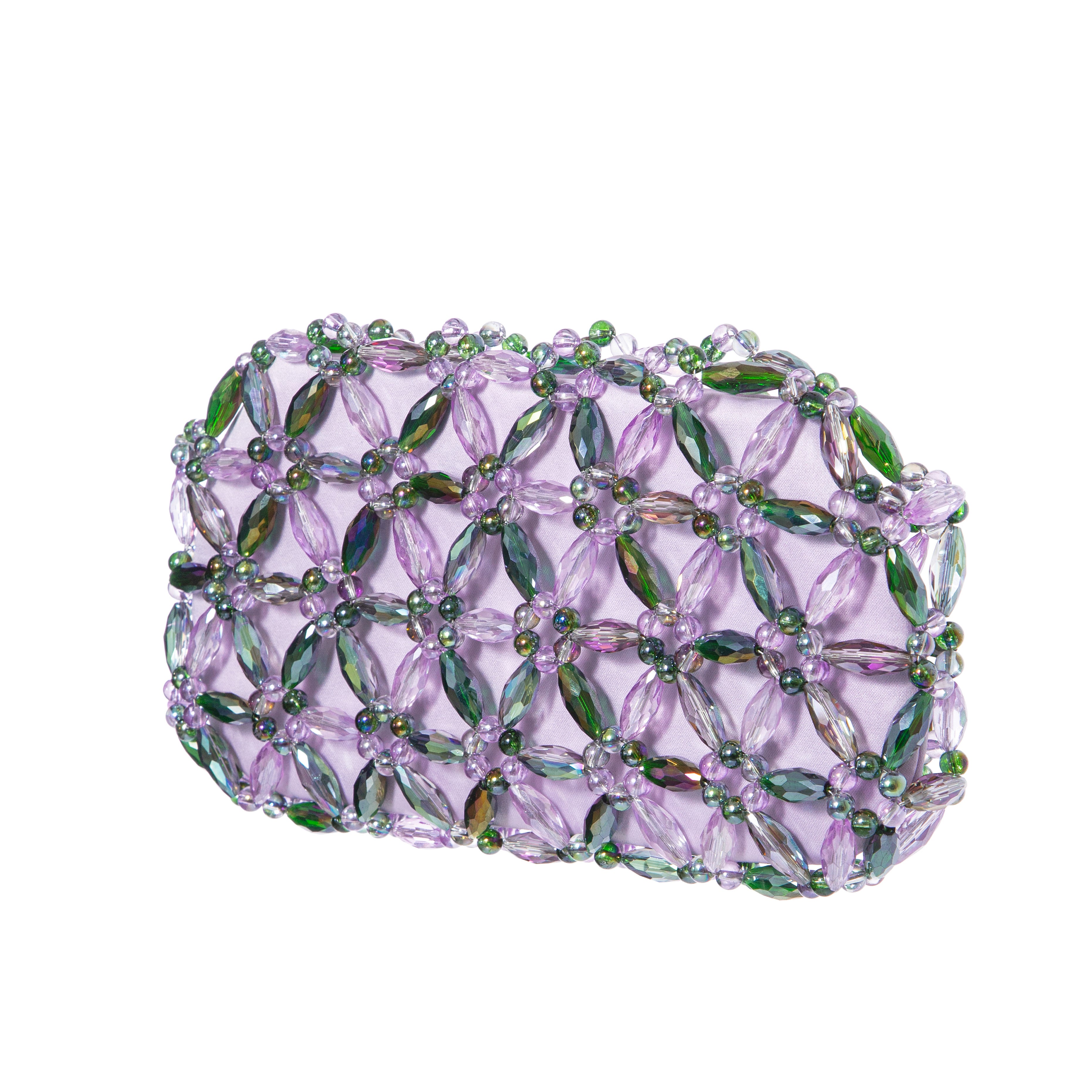 Purple & Emerald Tebea Clutch