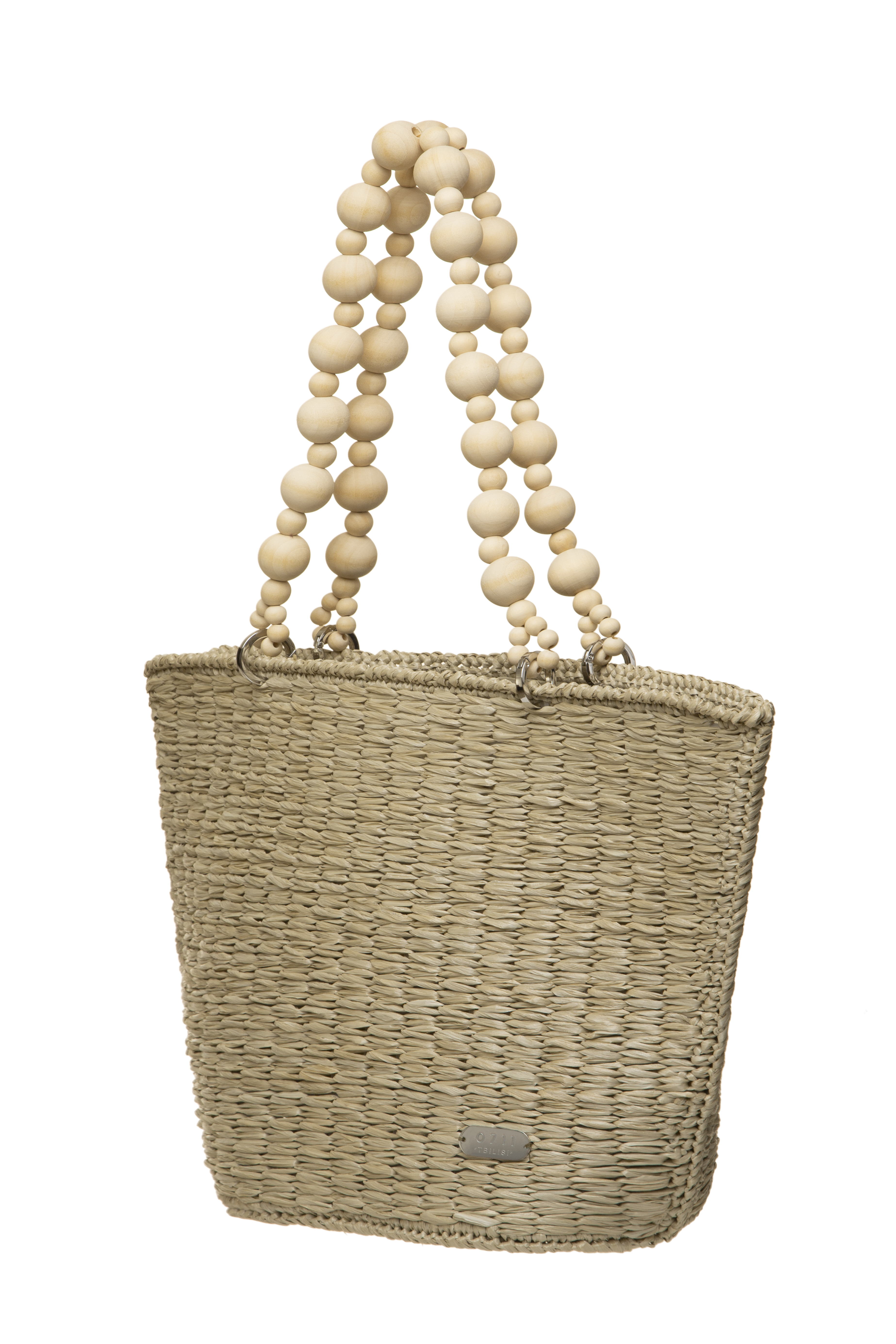 Taupe Galia Beach Bag