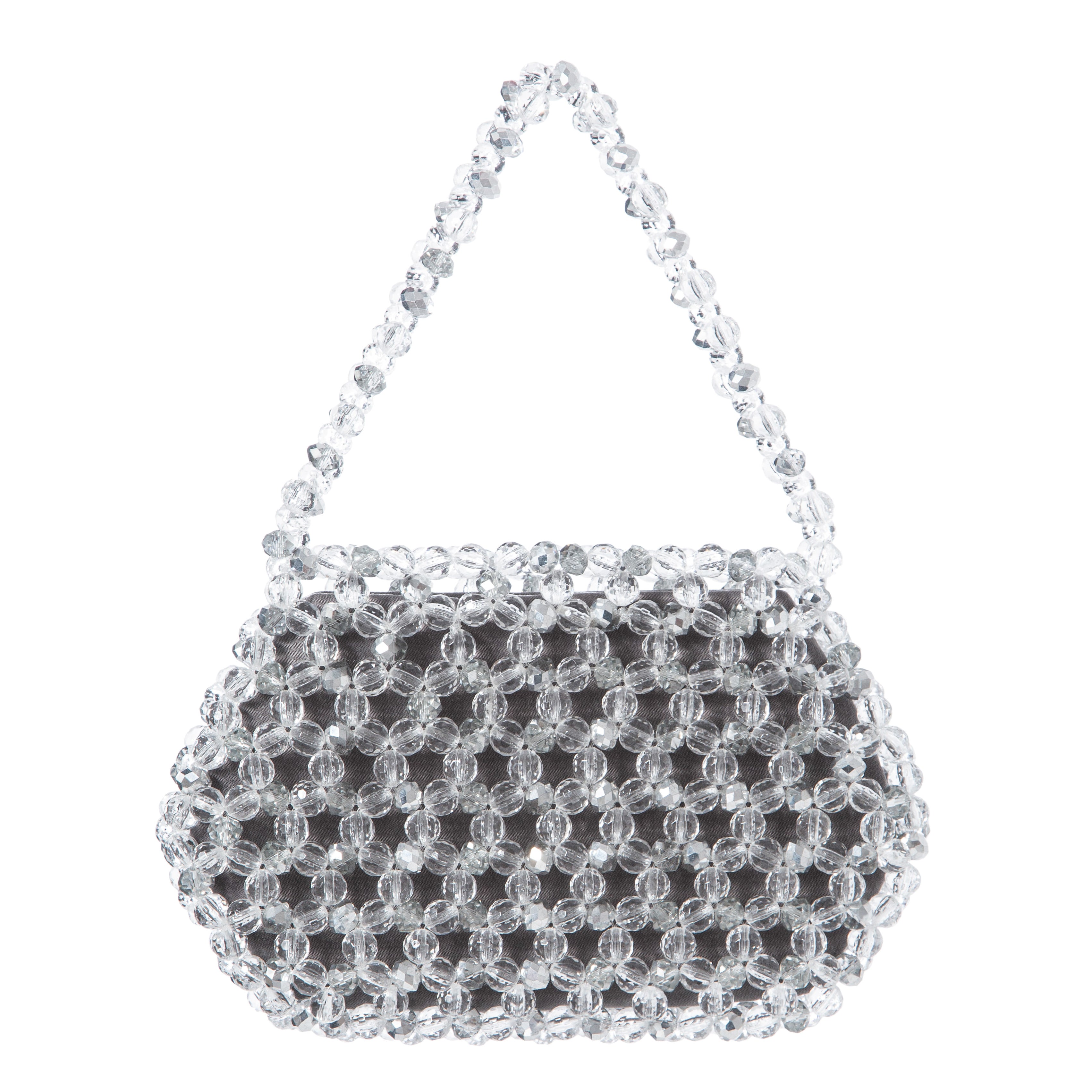 Transparent & Silver Ella Mini Bag