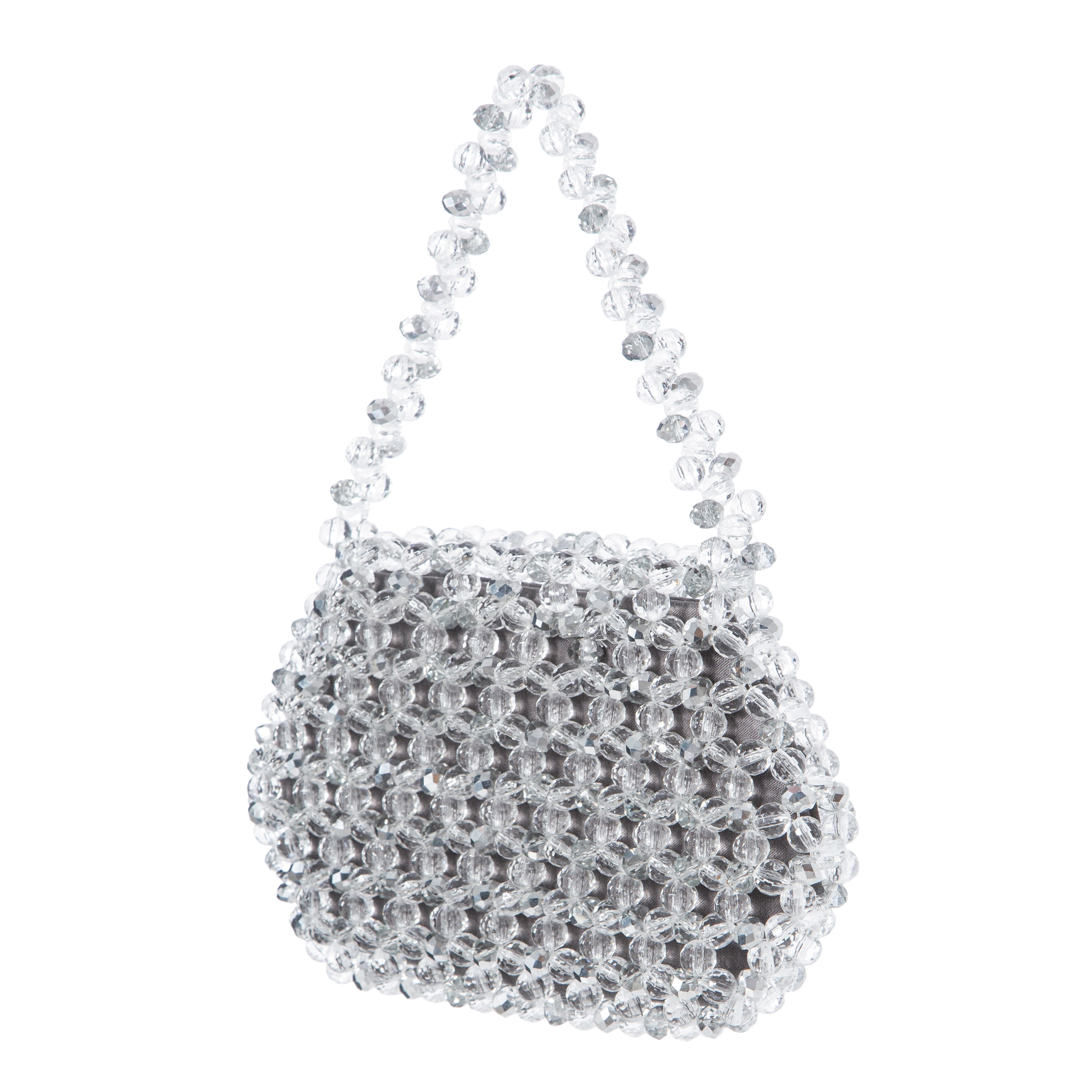 Transparent & Silver Ella Mini Bag