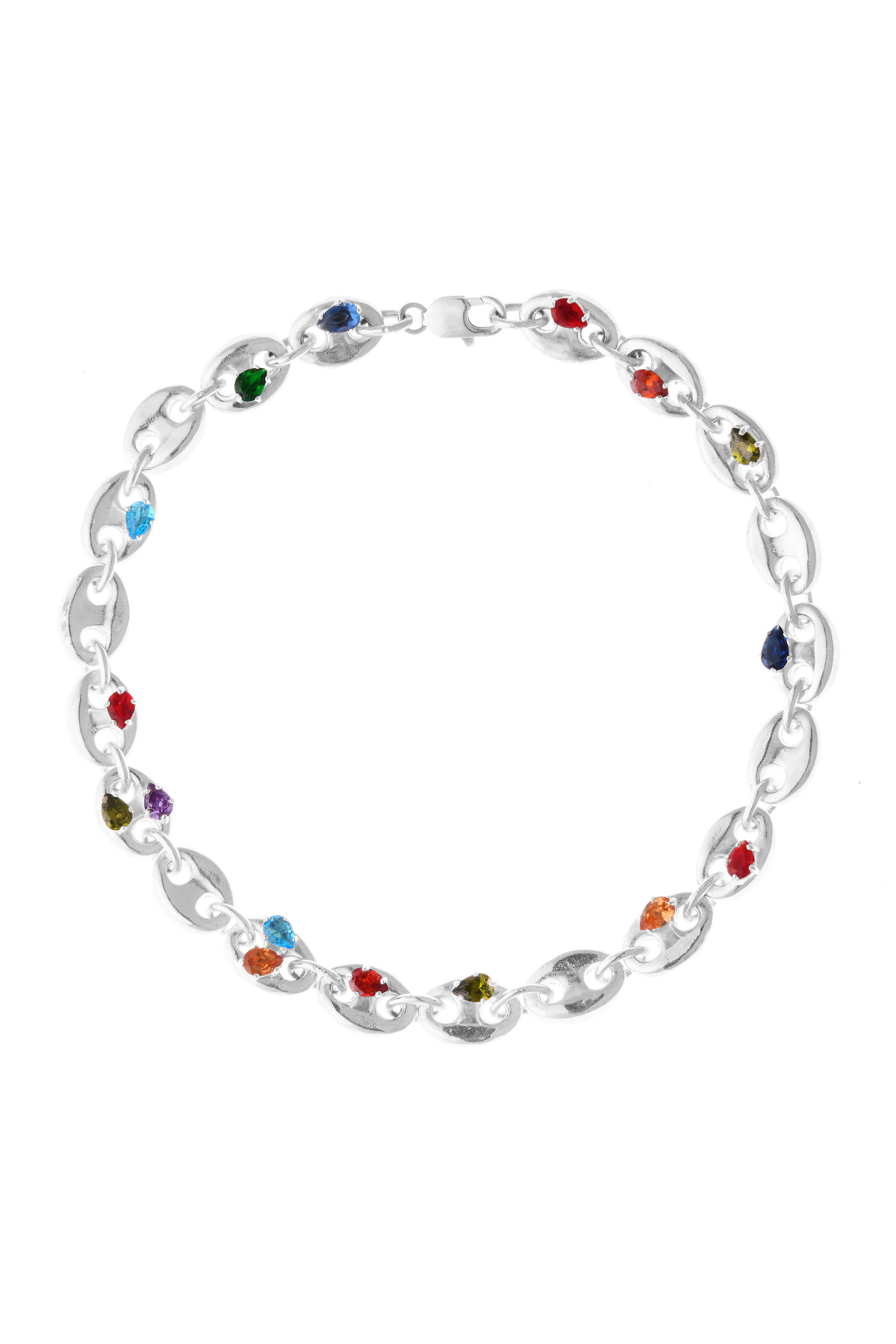 Gabbriette Necklace with Colorful Mountain Crystals
