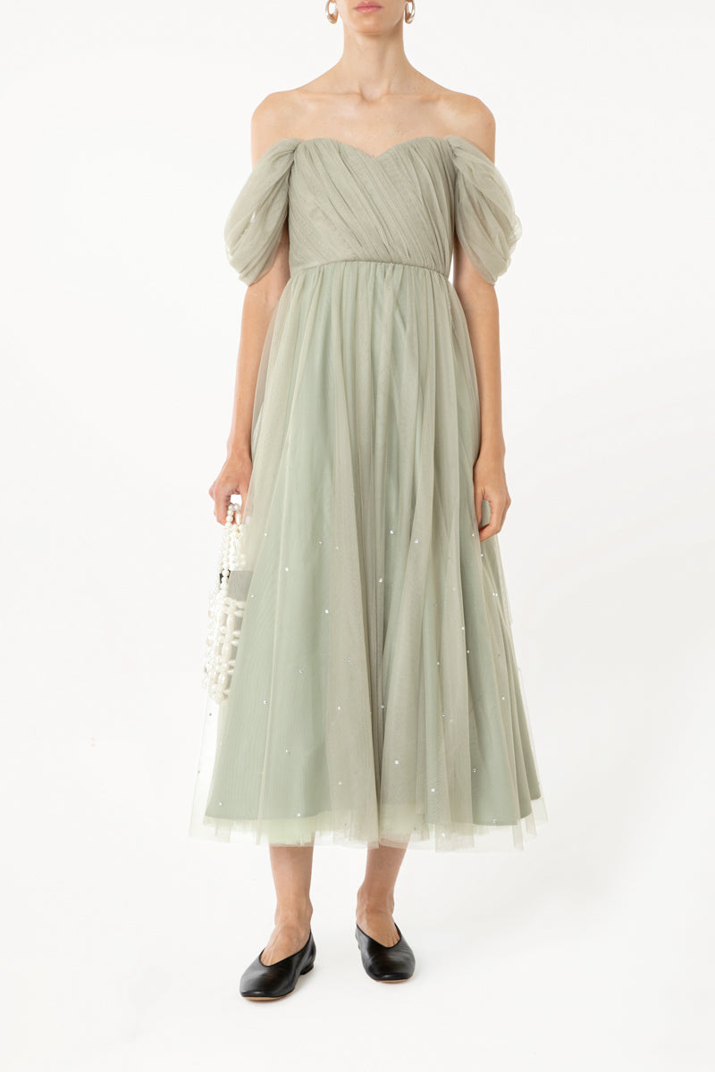 Mint Tulle Dress