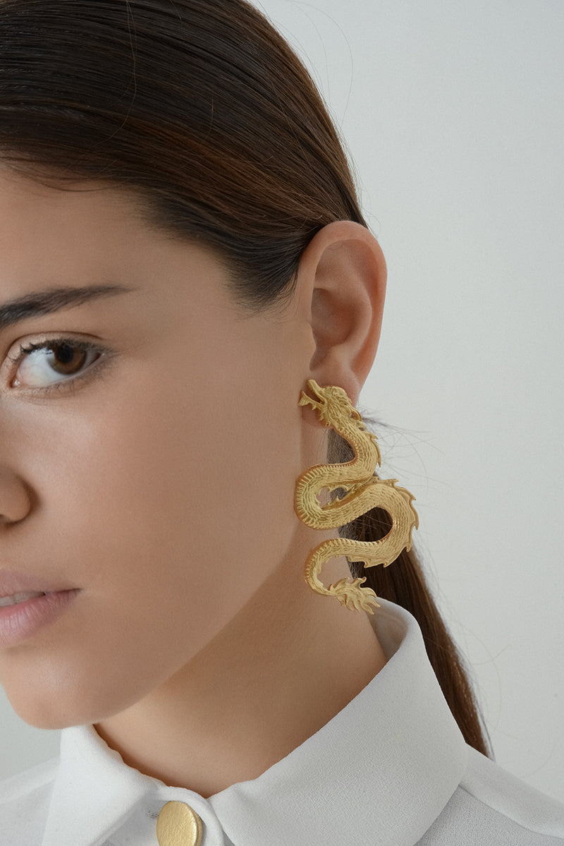 Small Dragon Earrings