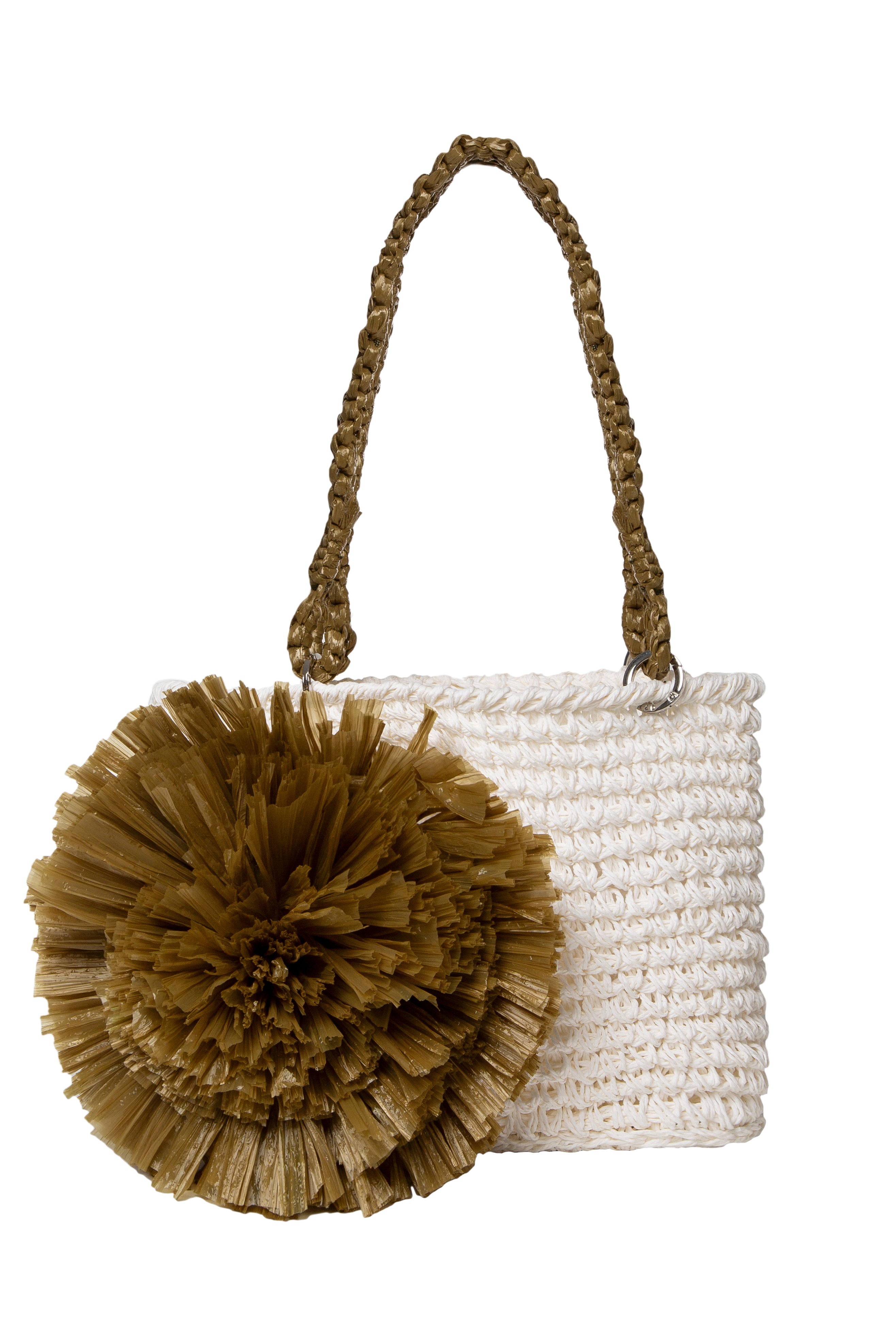 White Small Malibu Beach Bag