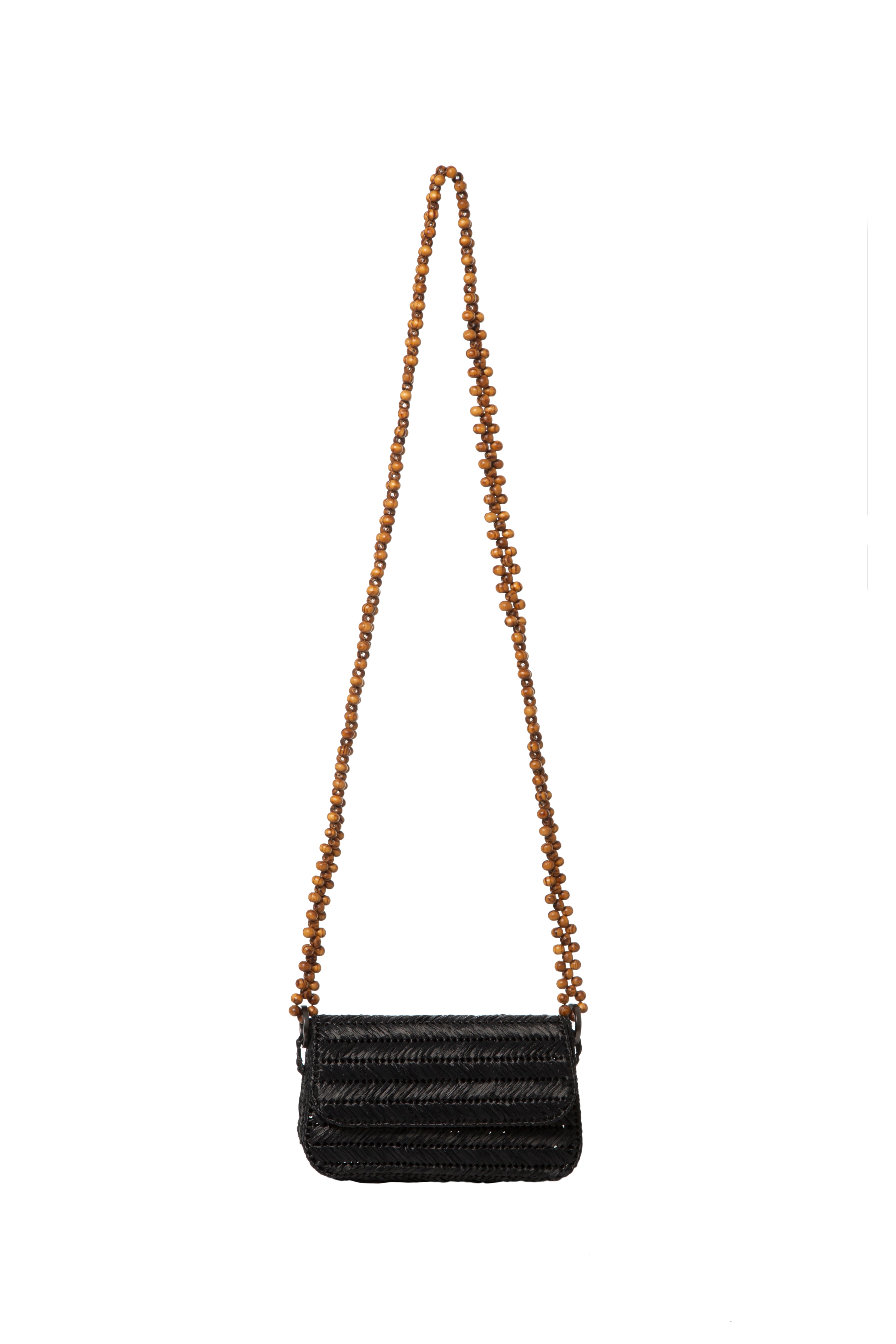 Black Hazel Mini Shoulder Bag