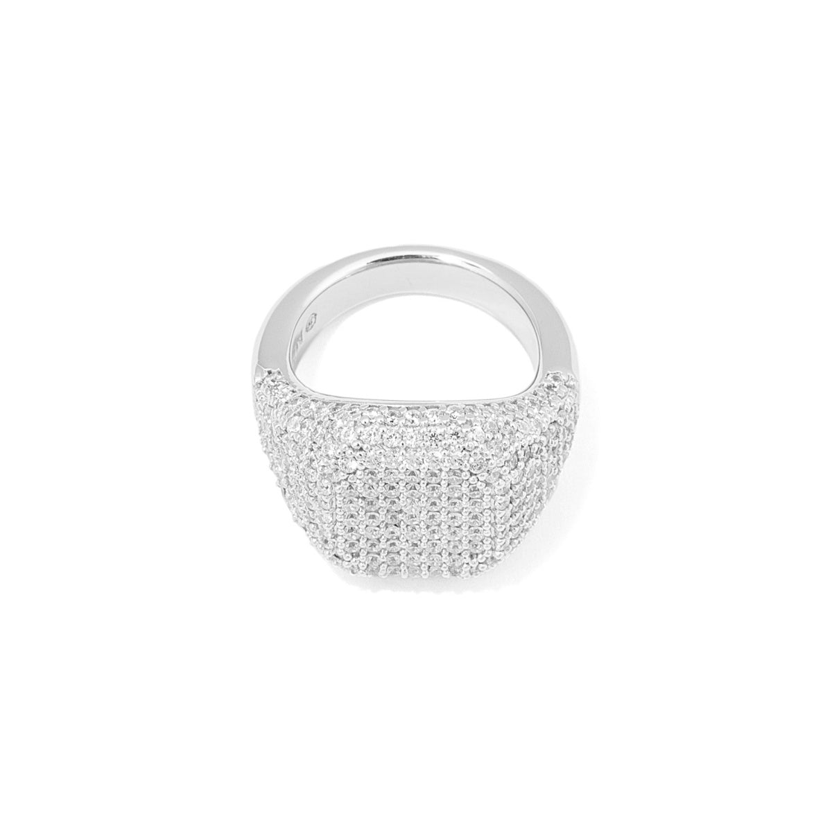 Pave Signet Ring