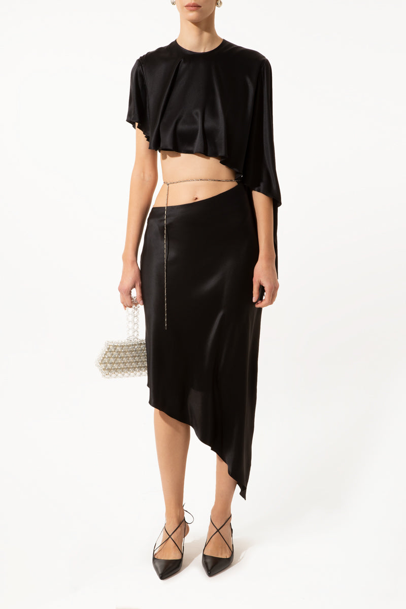 Black Asymmetric Dress