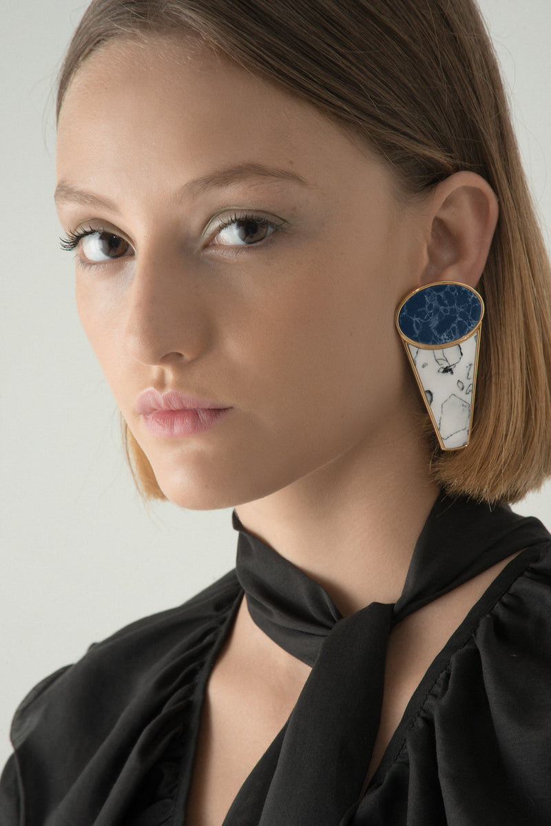 Blue Lava Earrings