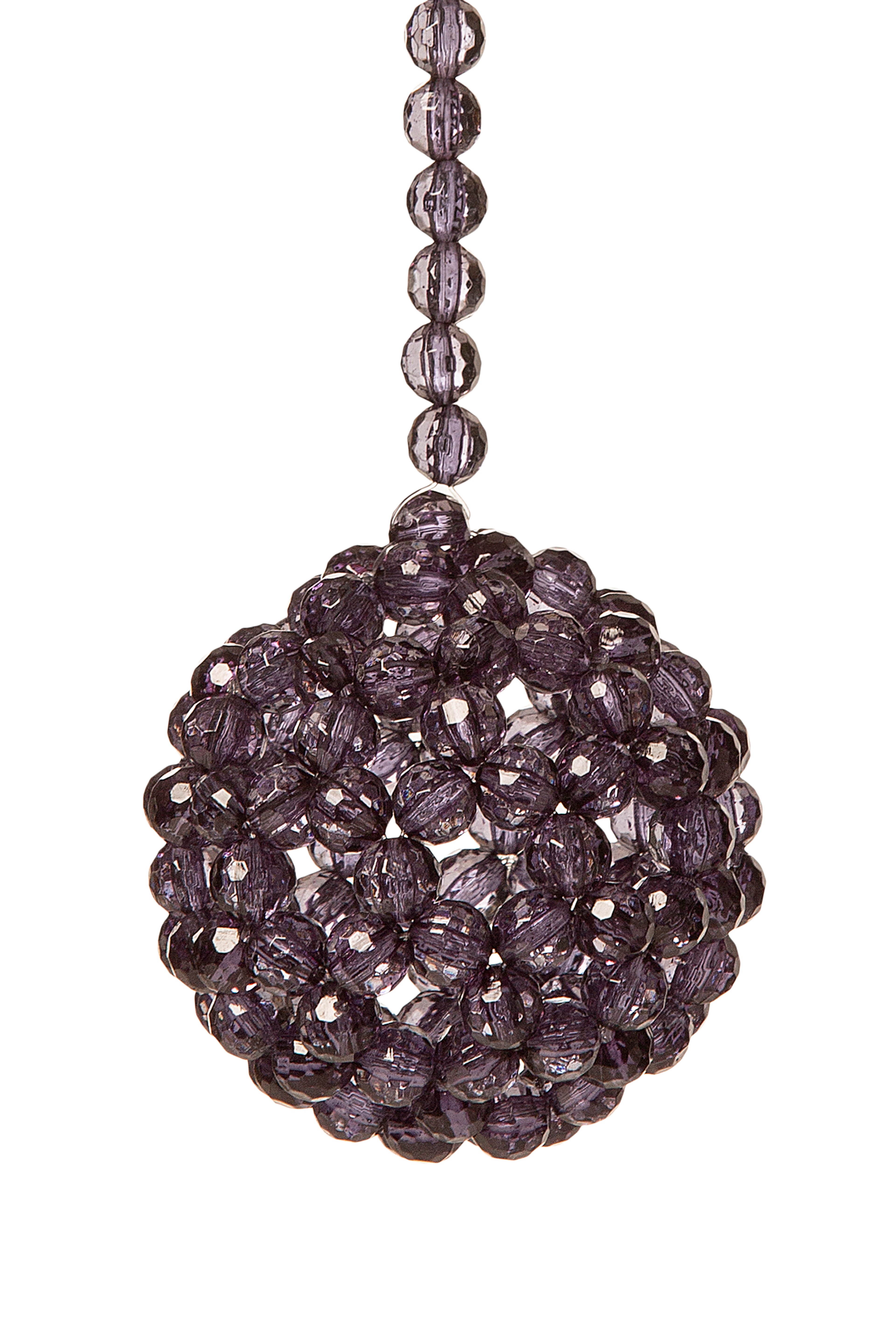 Navy Blue Ball Keychain