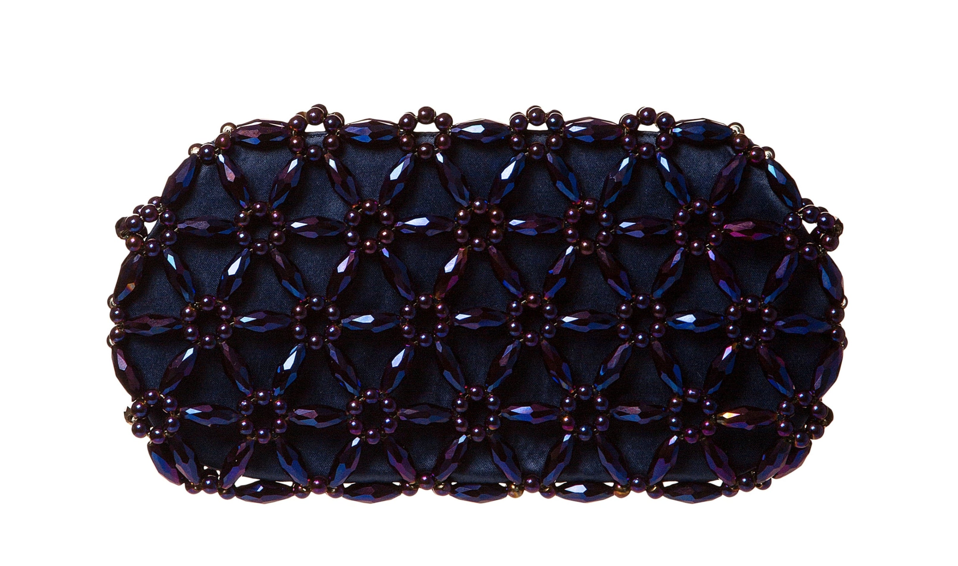 Dark Purple Tebea Clutch