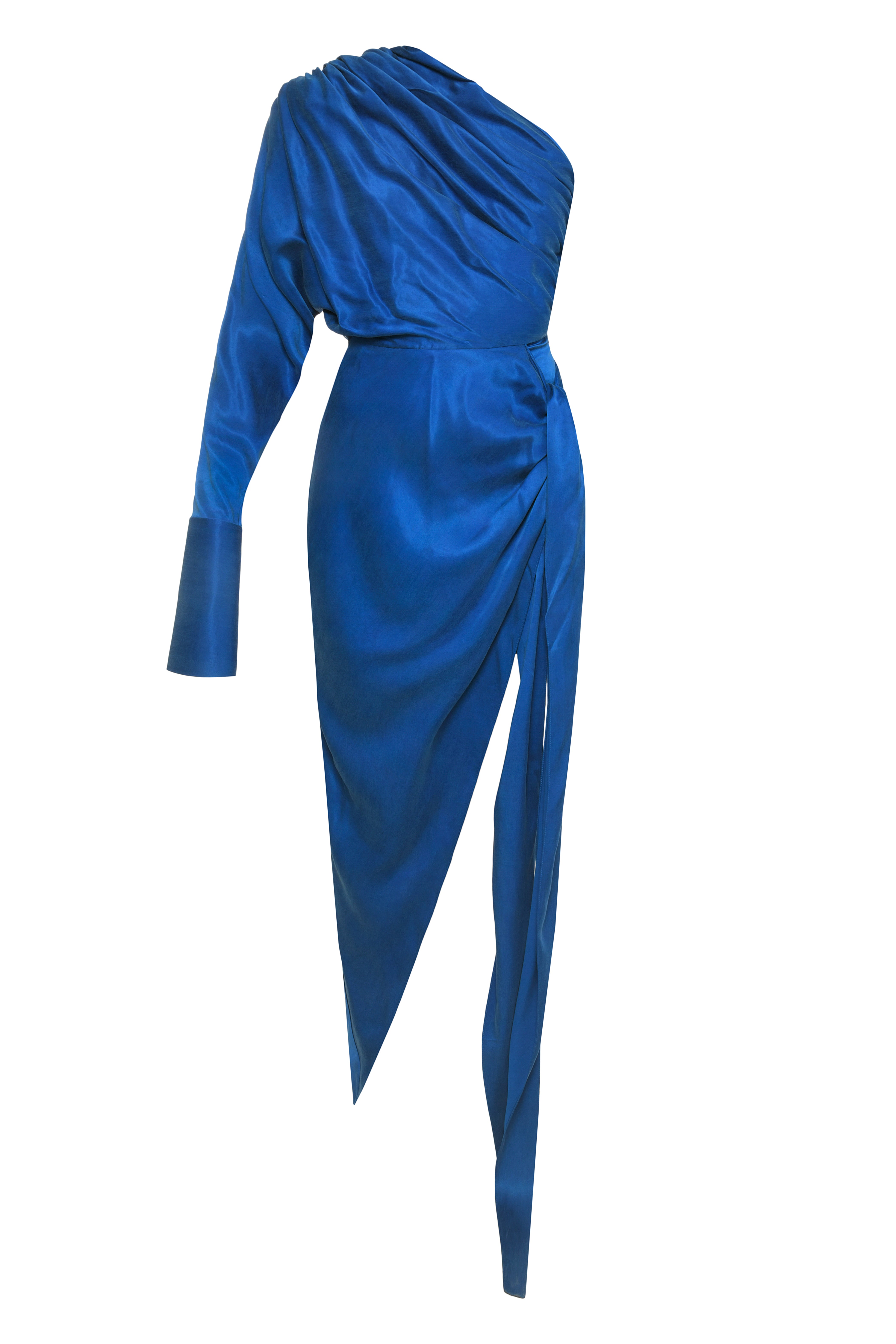 Blue Asymmetric Dress