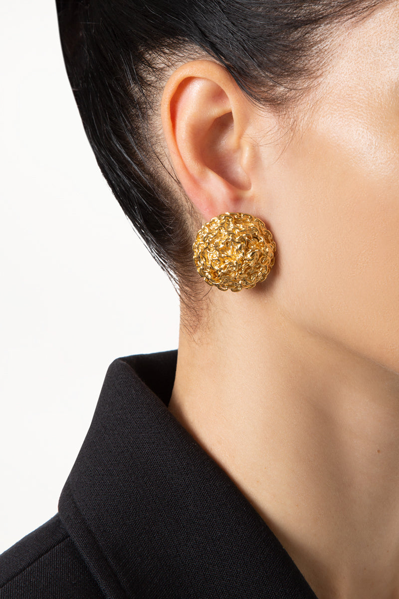 Gold Plated Chain-In Earrings