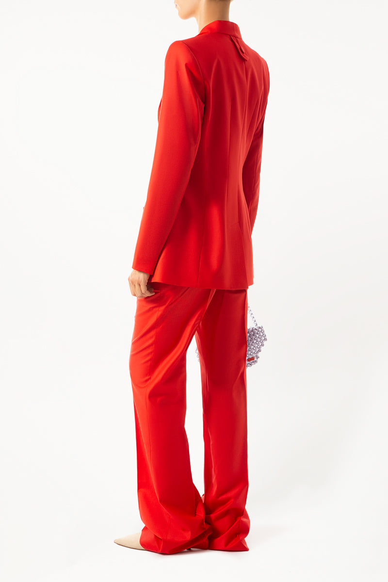 Diagonal Zipper Pants