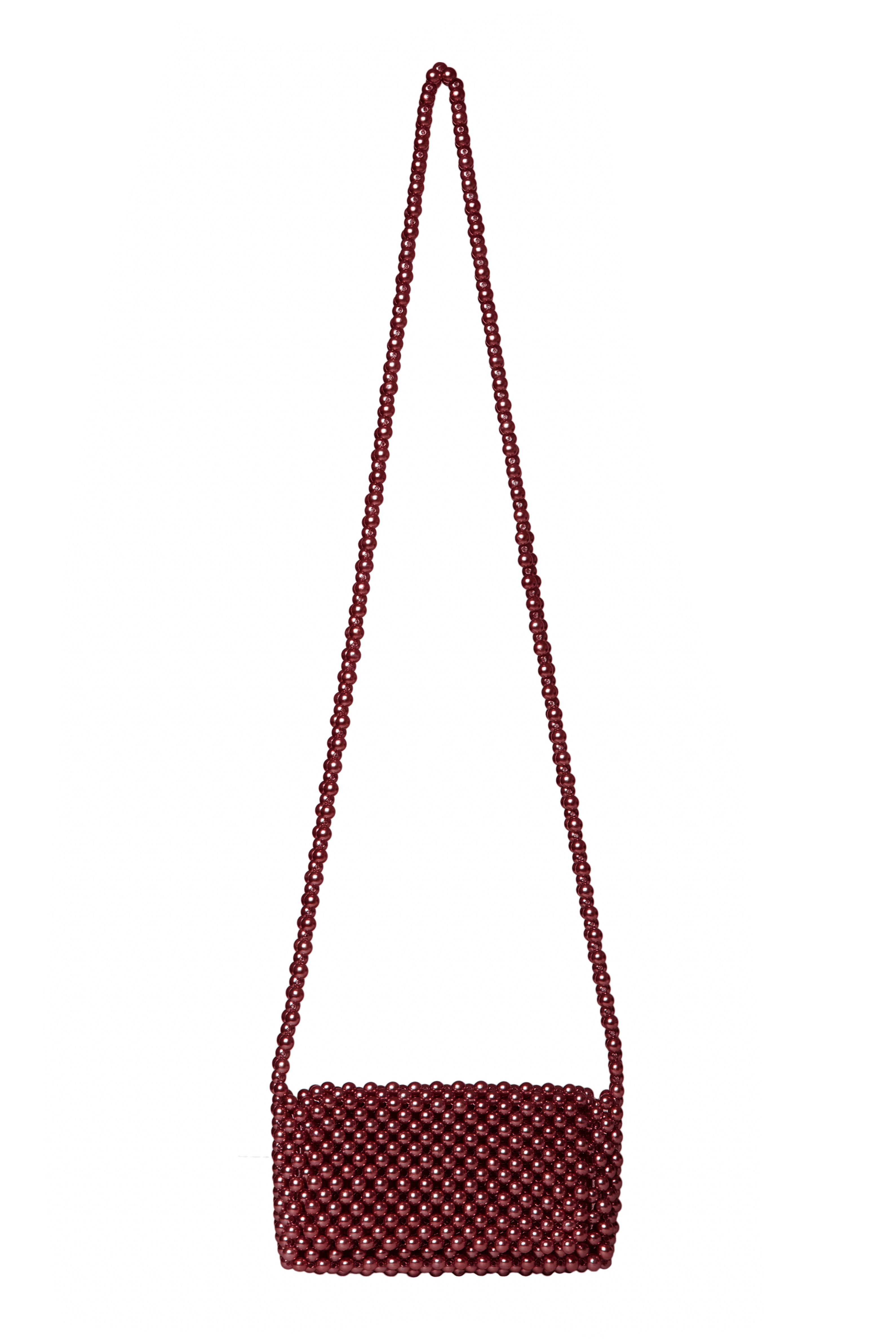 Burgundy Mini Carla Bag