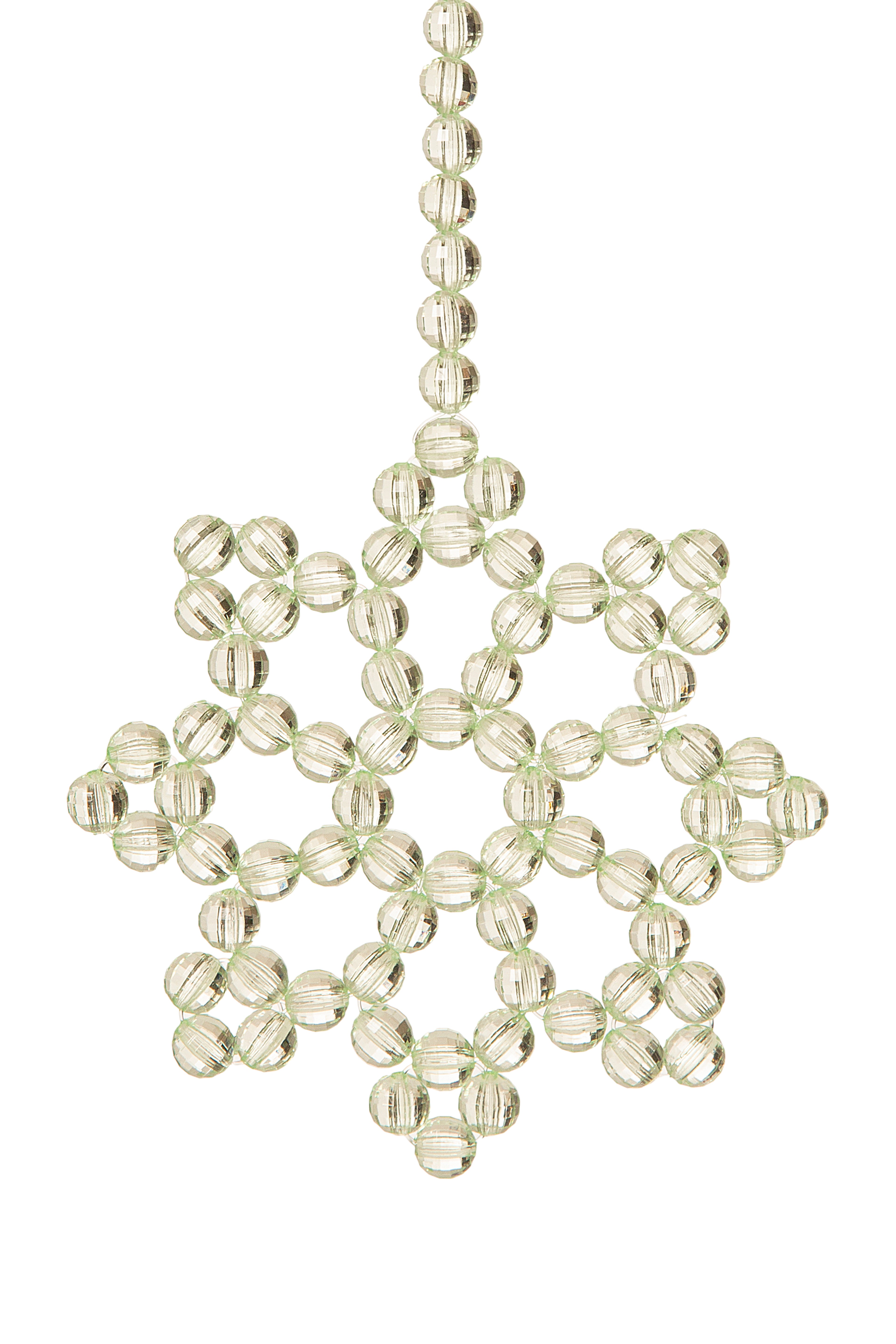 Fuchsia Snowflake Keychain