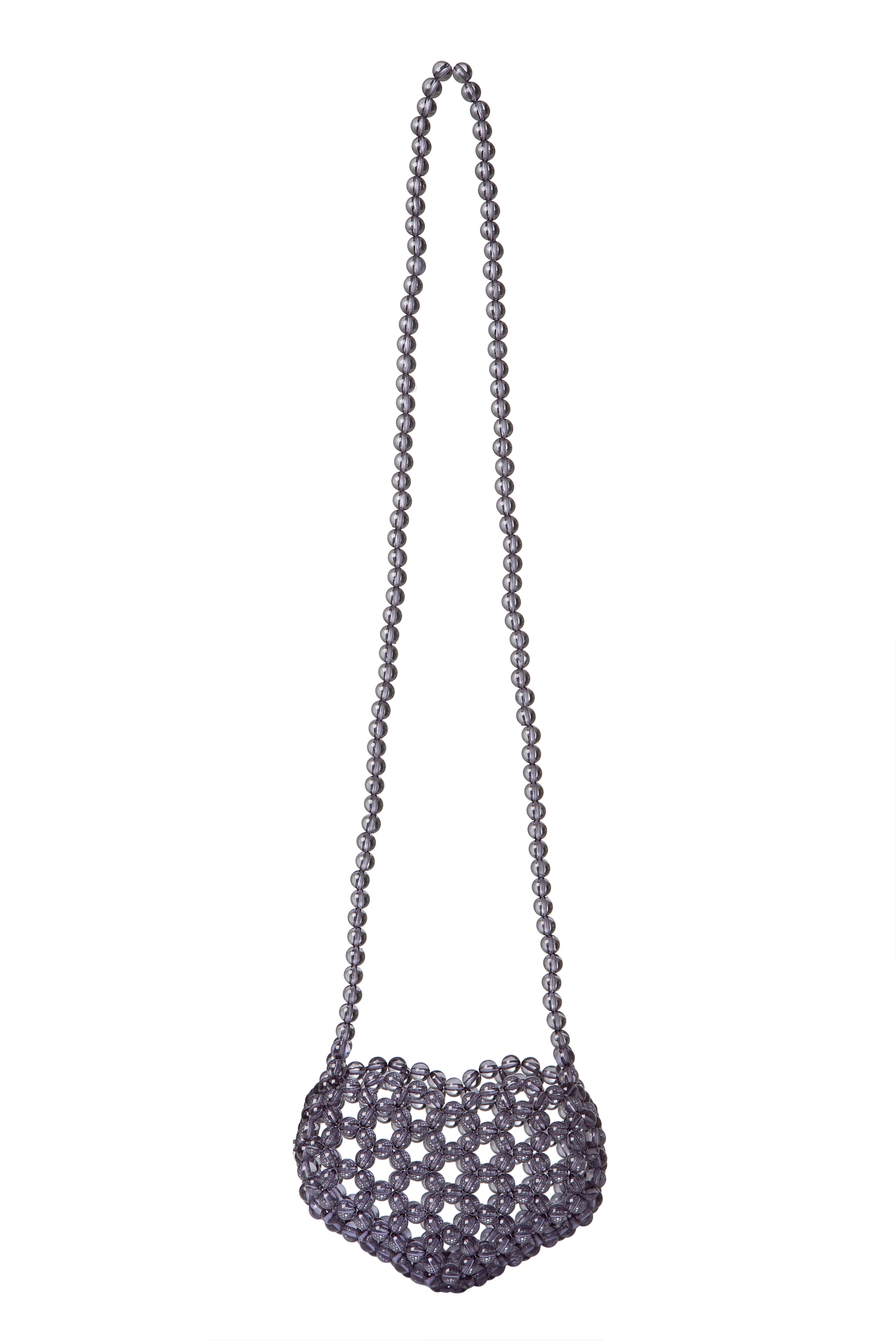 Navy Blue Heart-Shaped Bag