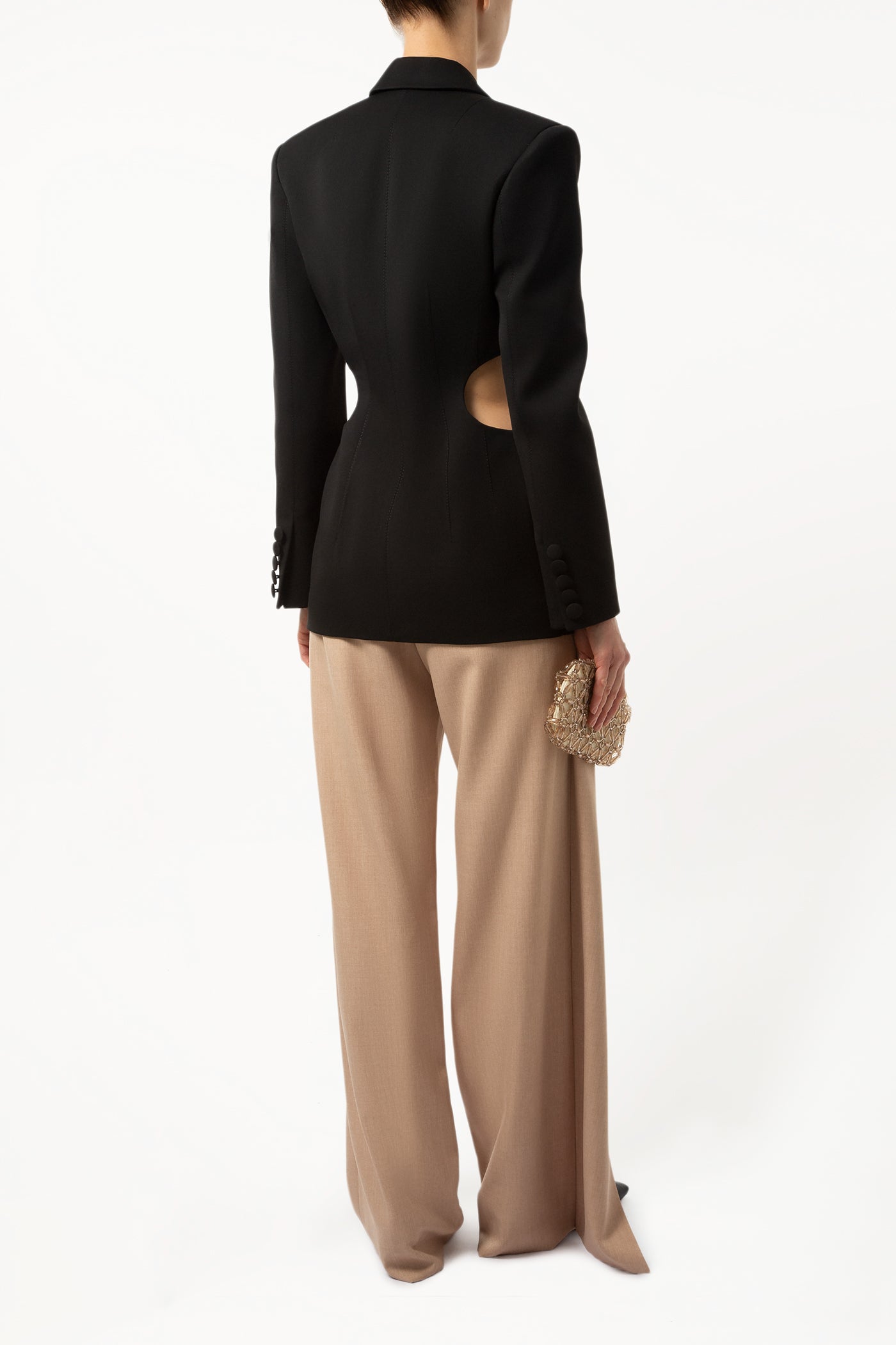 Black Cut Out Blazer