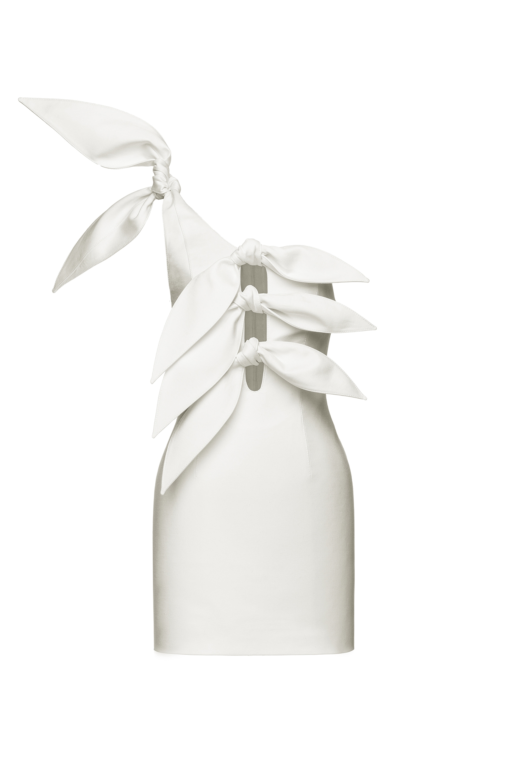 Leaf Knot Mini Dress