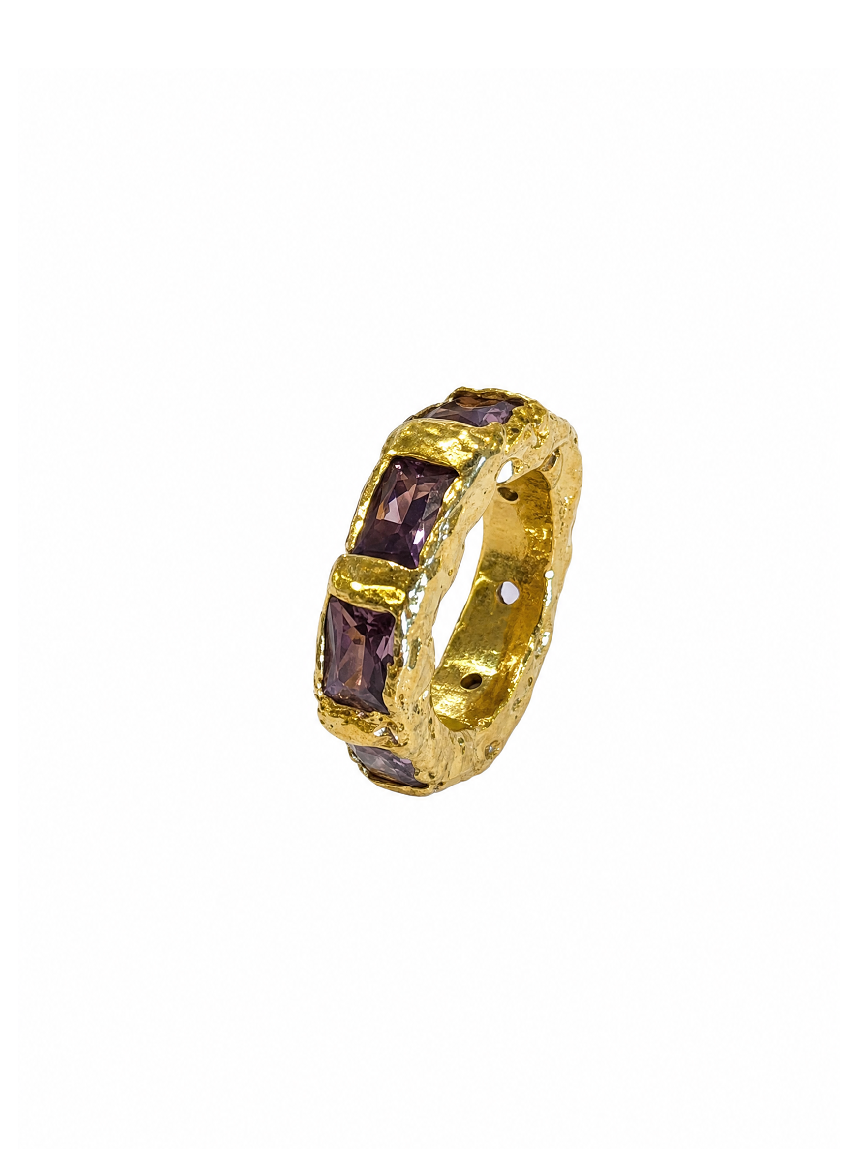 Monroe square with purple gems