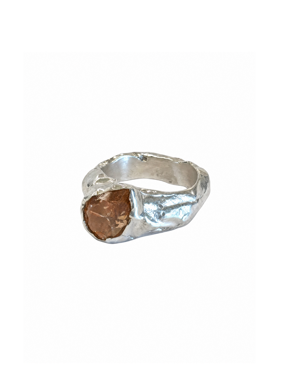 Joan ring with champagne zircon